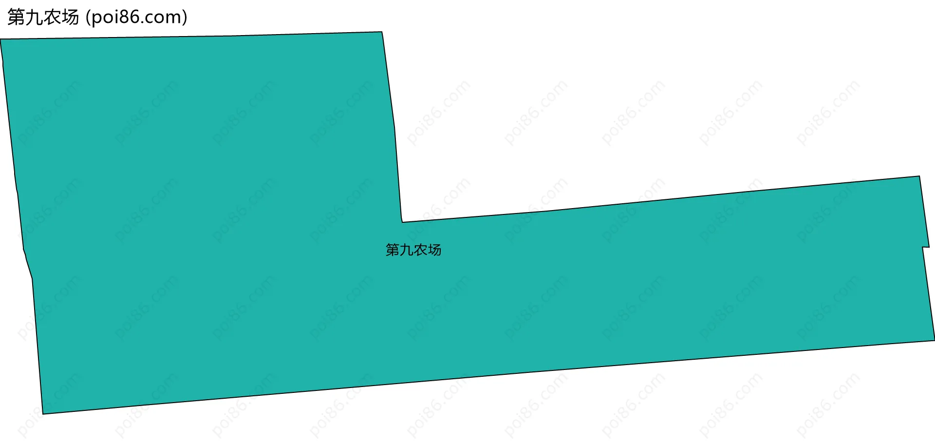 第九农场边界地图