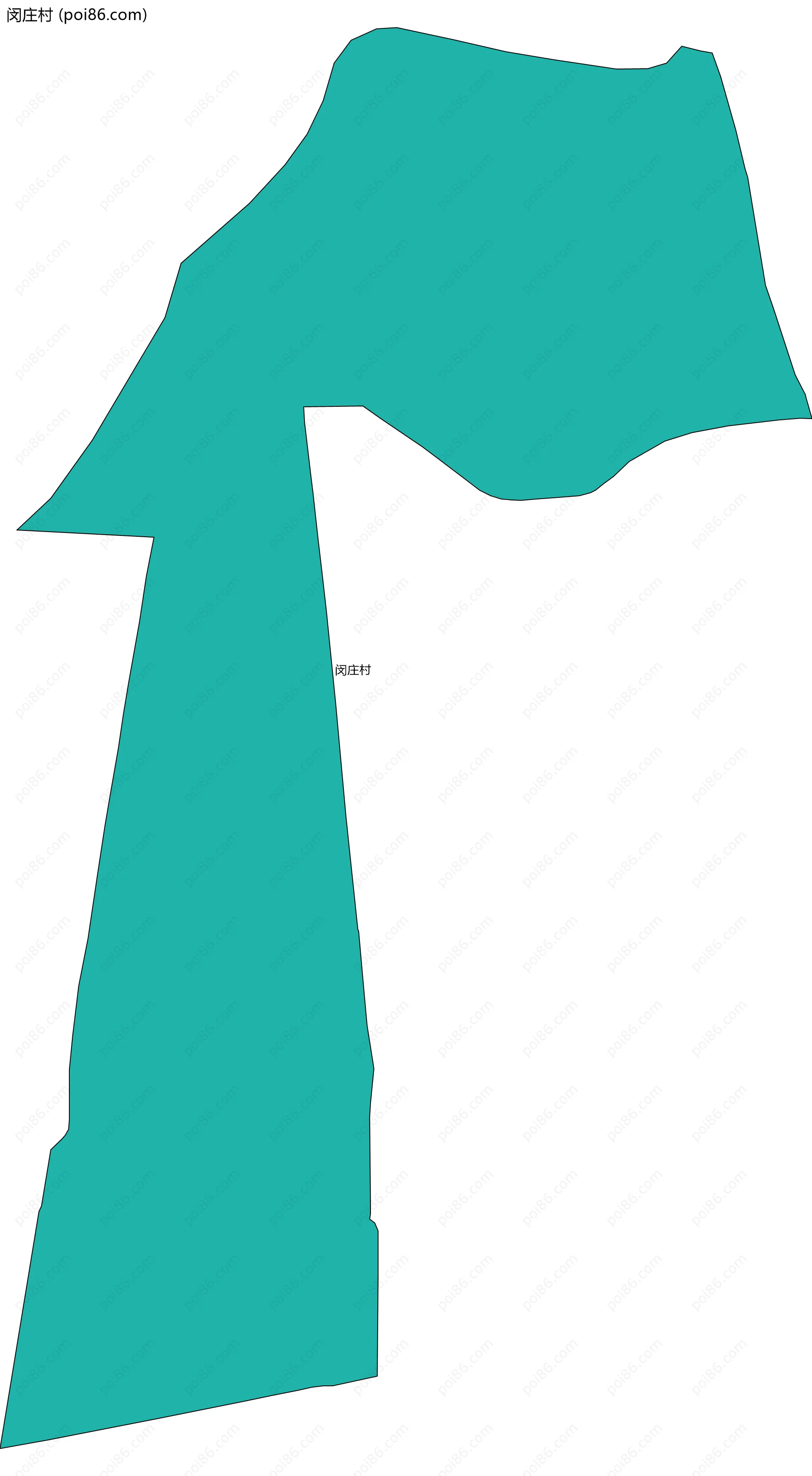 闵庄村边界地图