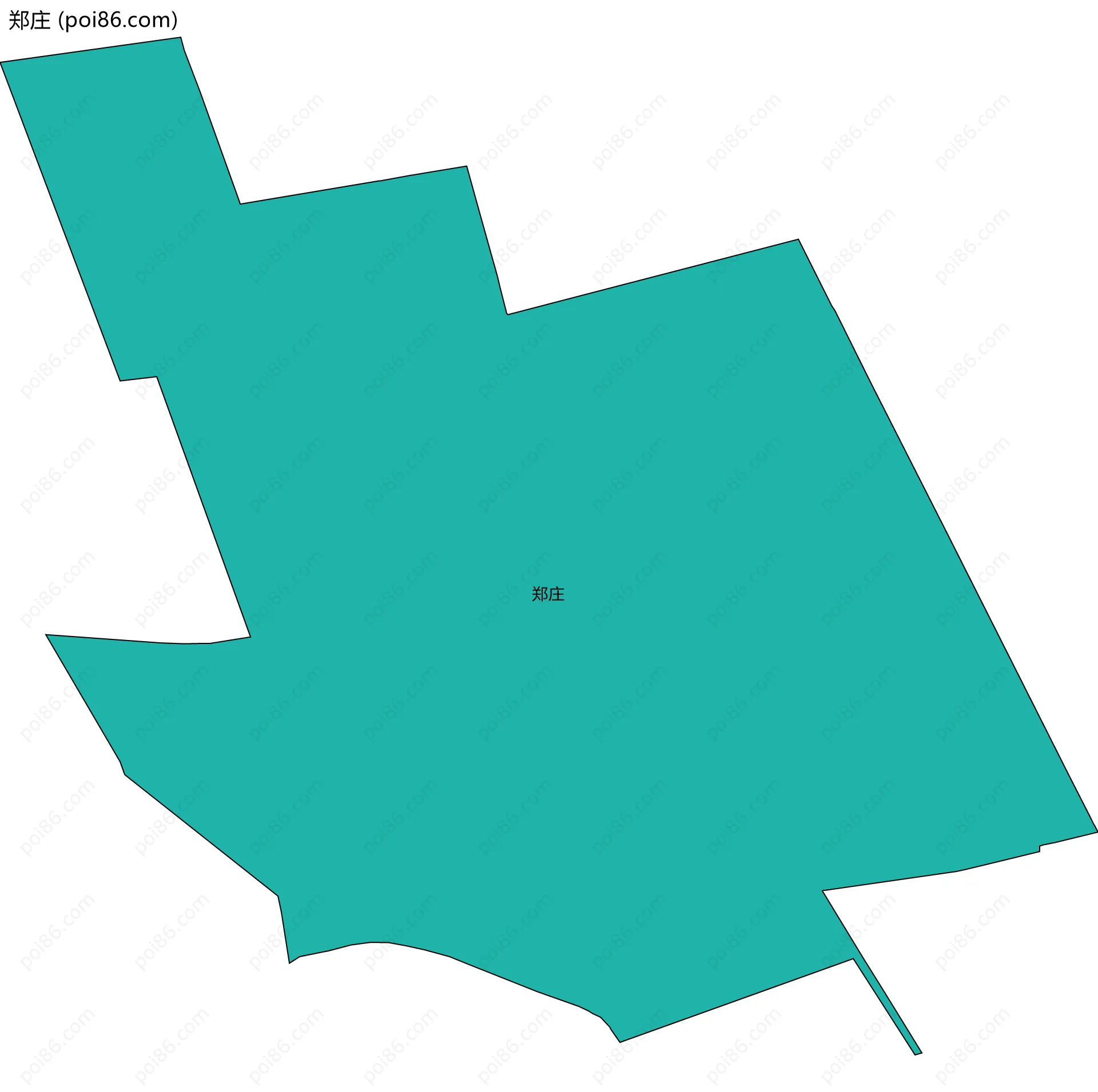 郑庄边界地图