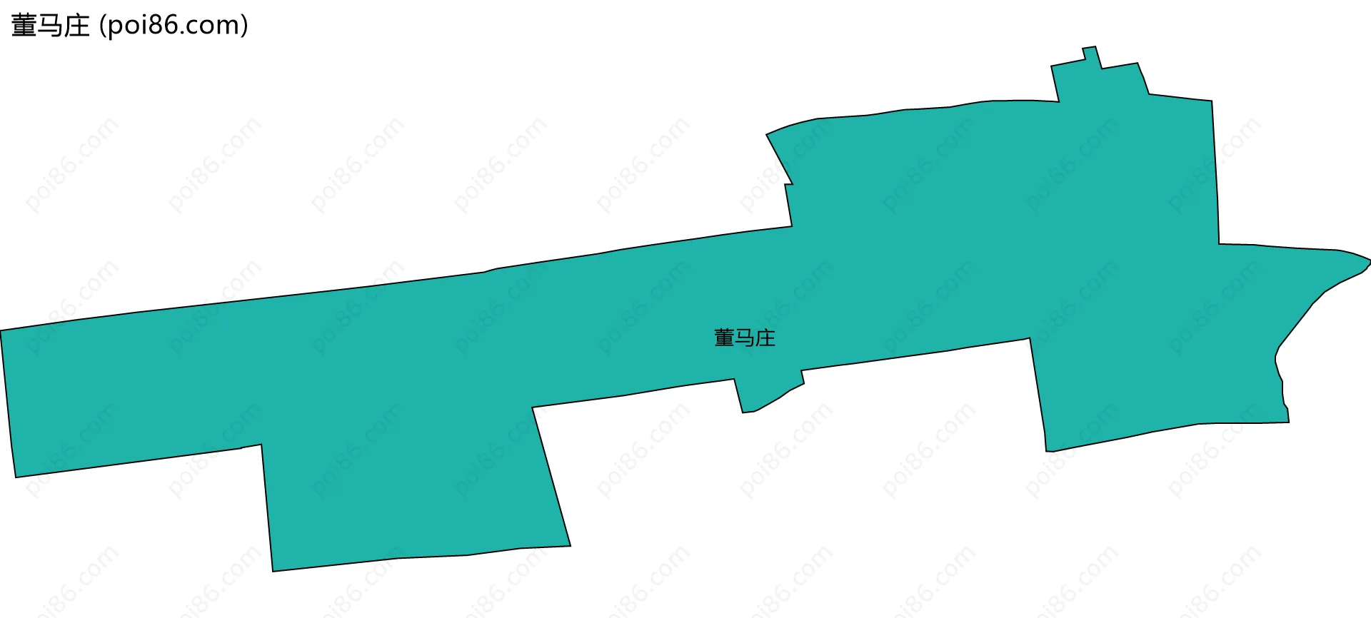 董马庄边界地图