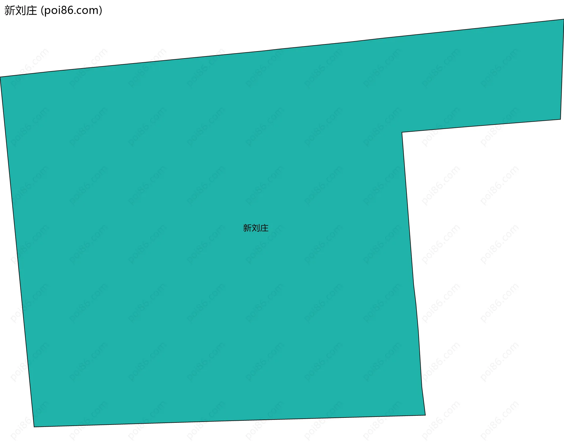 新刘庄边界地图