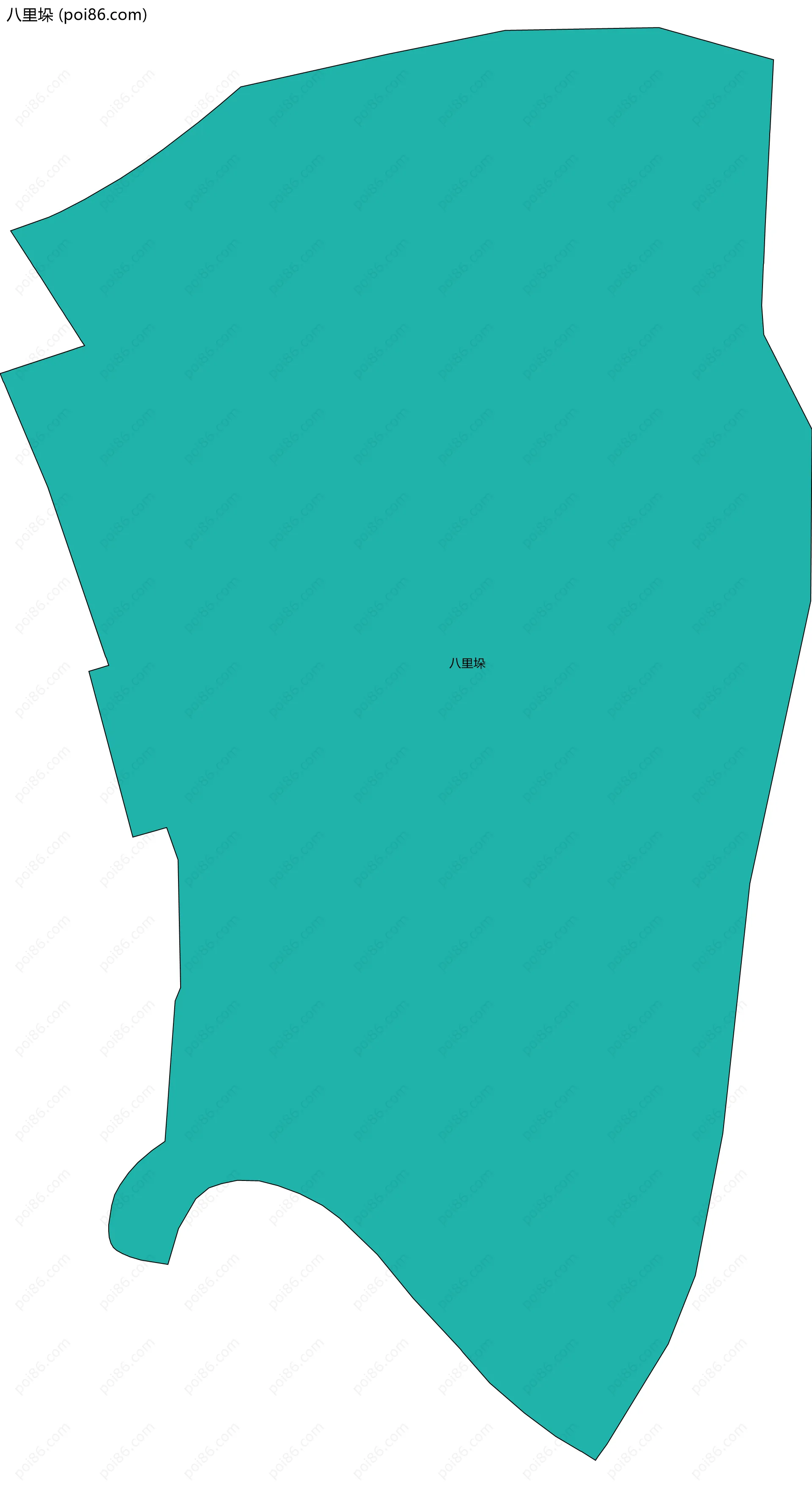 八里垛边界地图