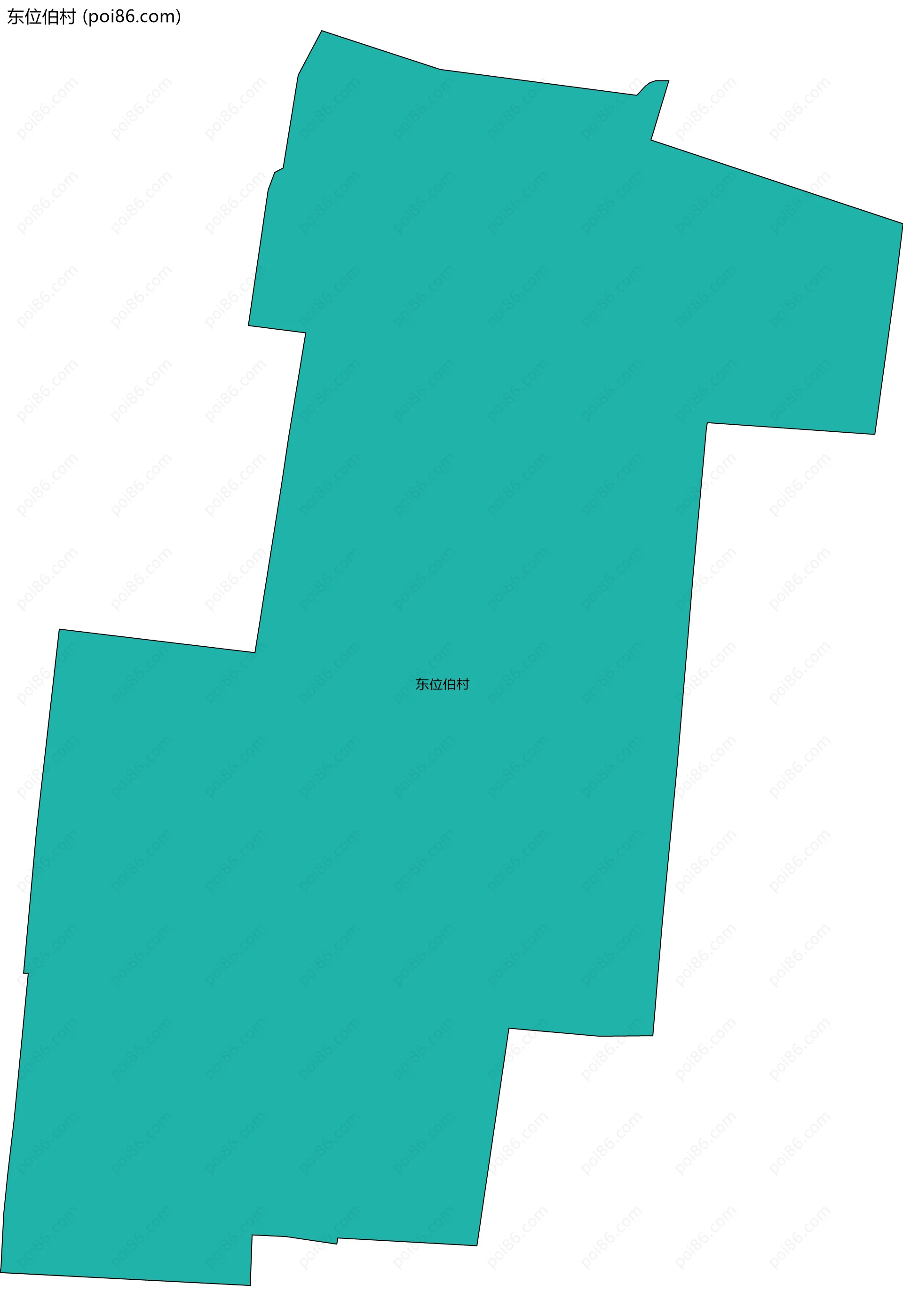 东位伯村边界地图