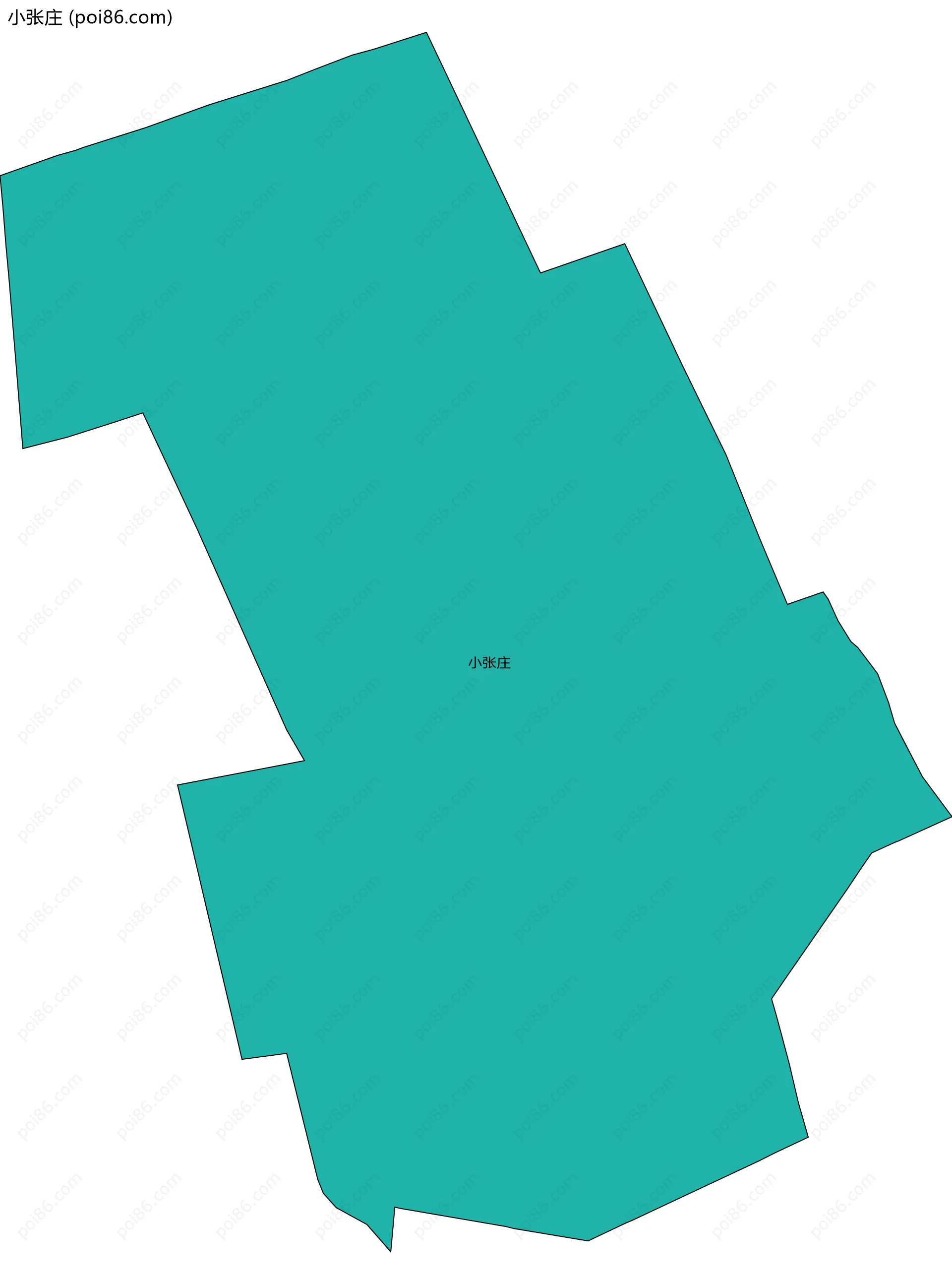 小张庄边界地图