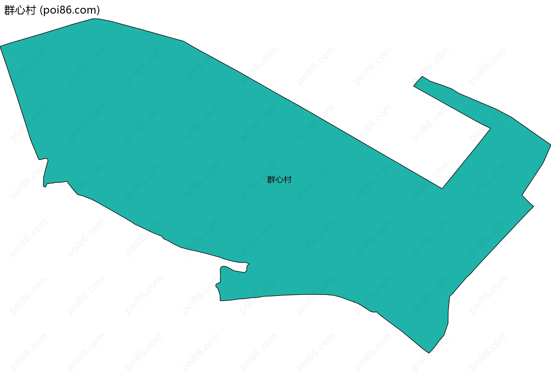 群心村边界地图