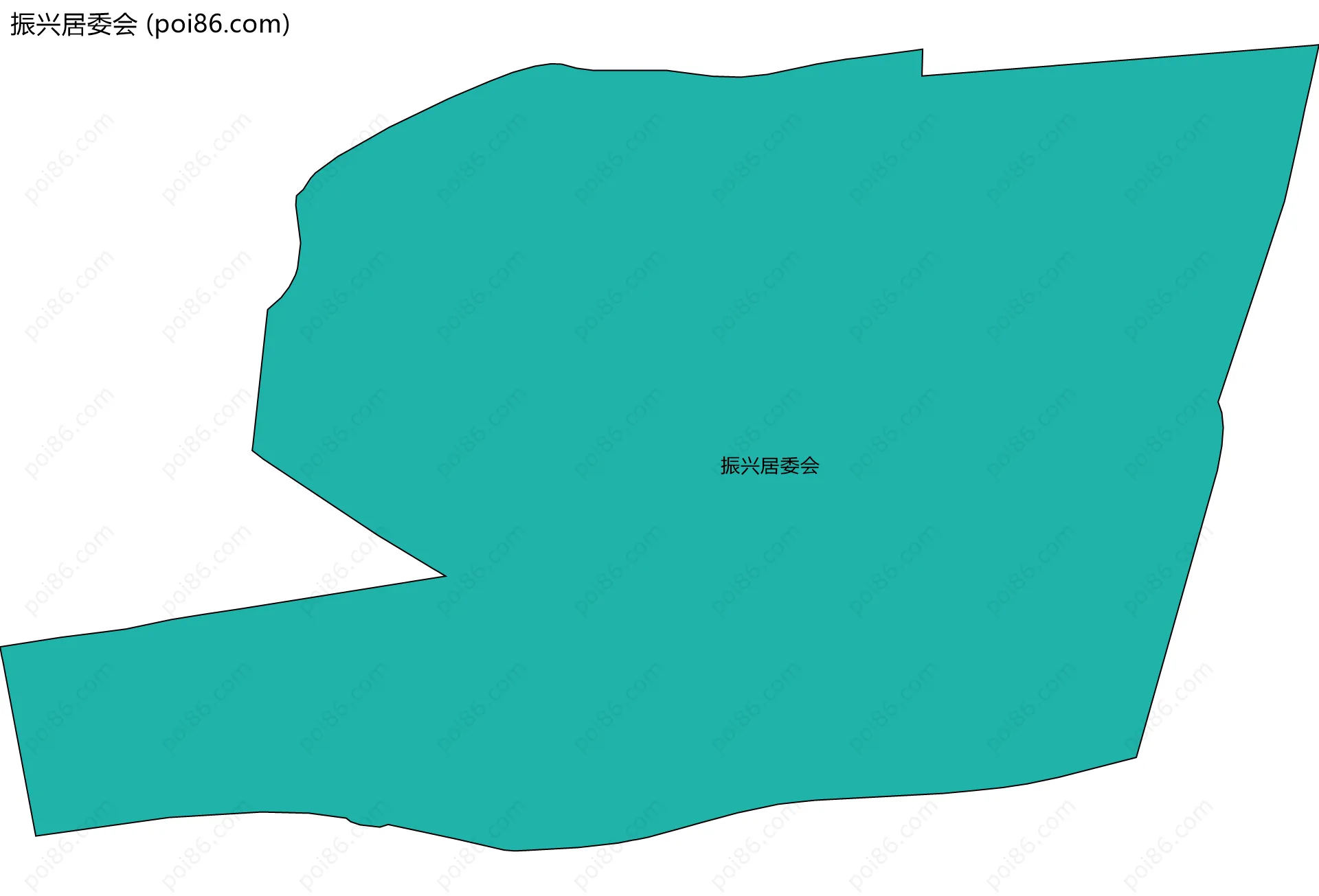 振兴居委会边界地图