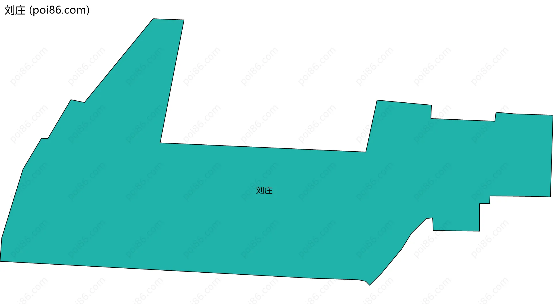 刘庄边界地图