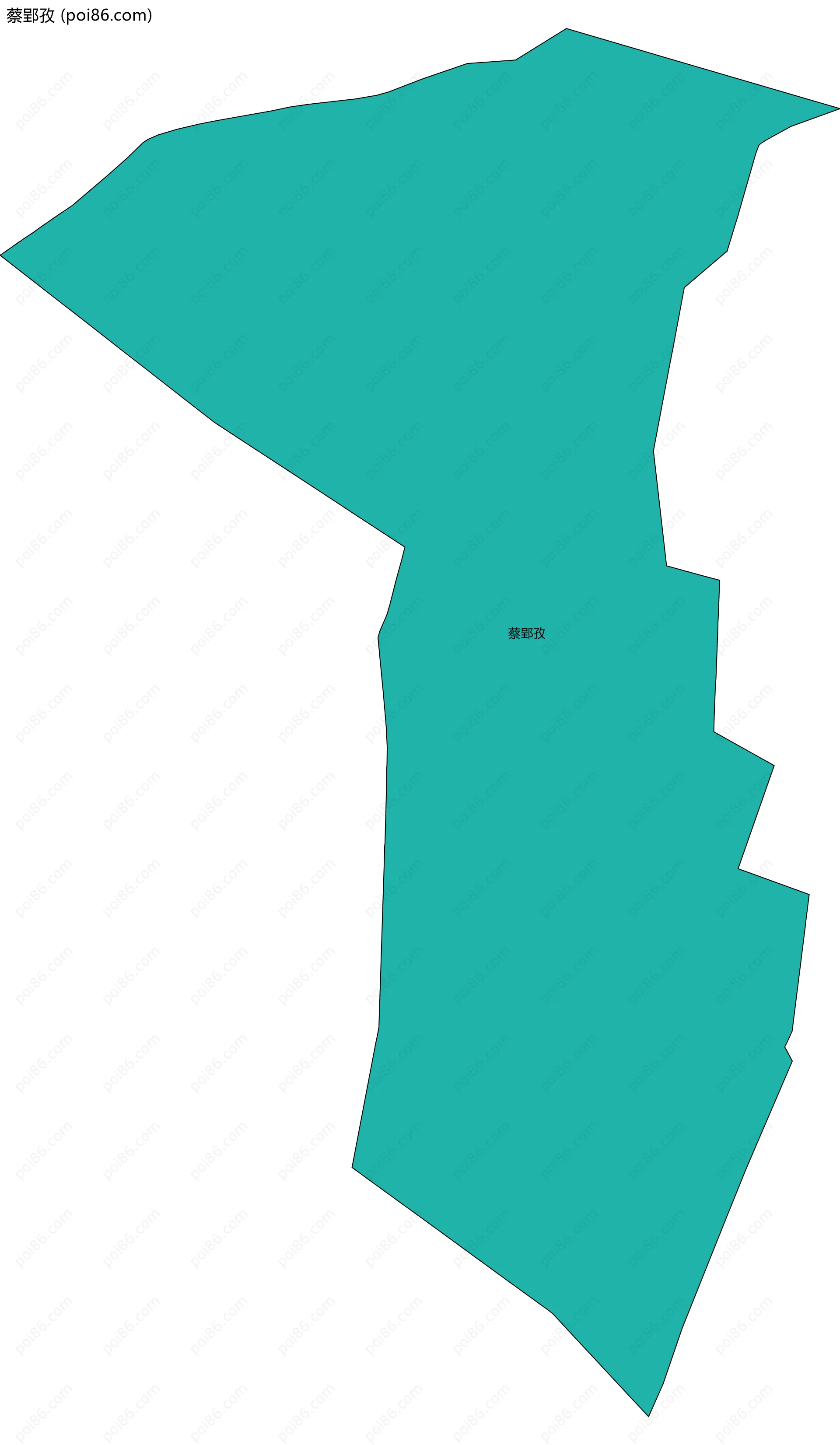 蔡郢孜边界地图