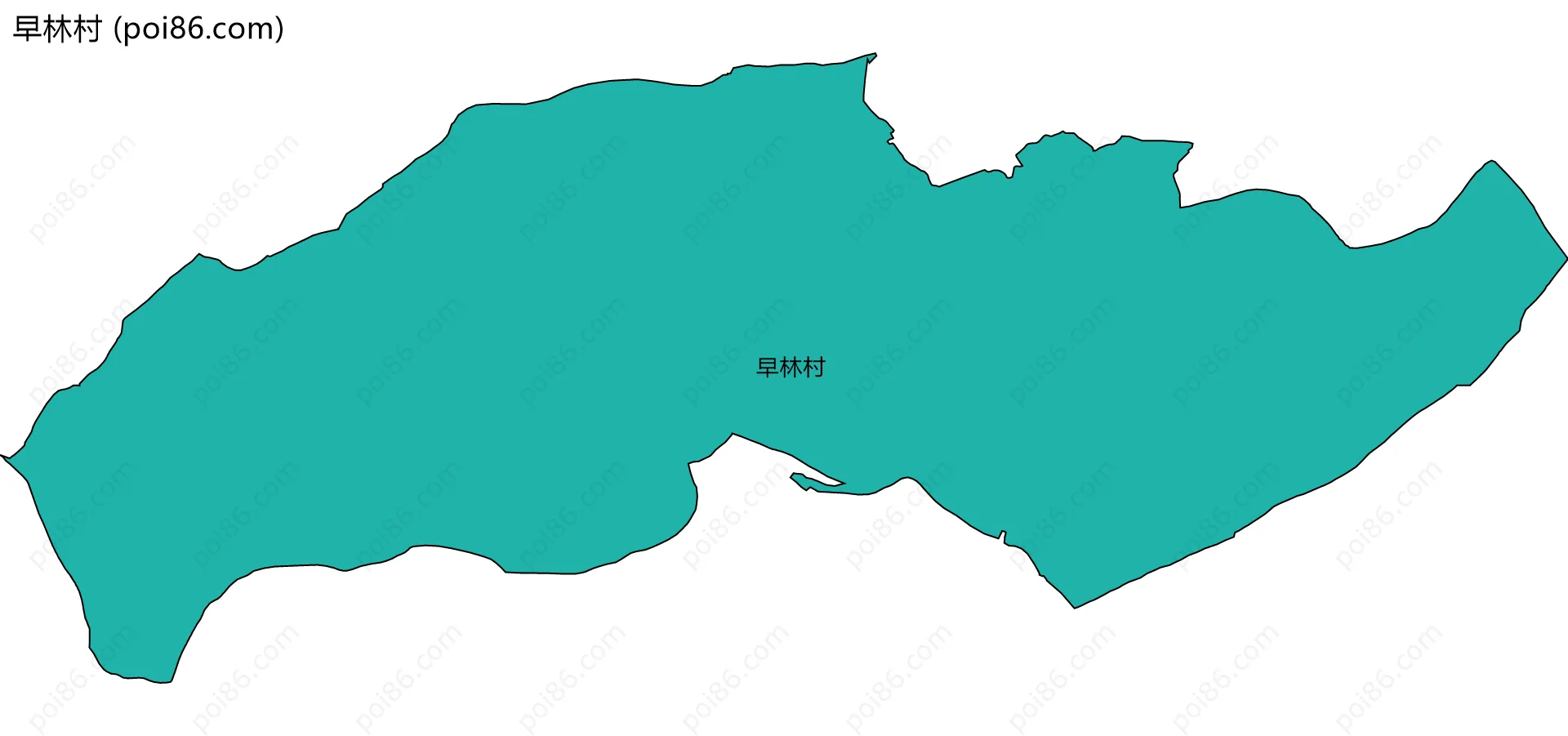 早林村边界地图