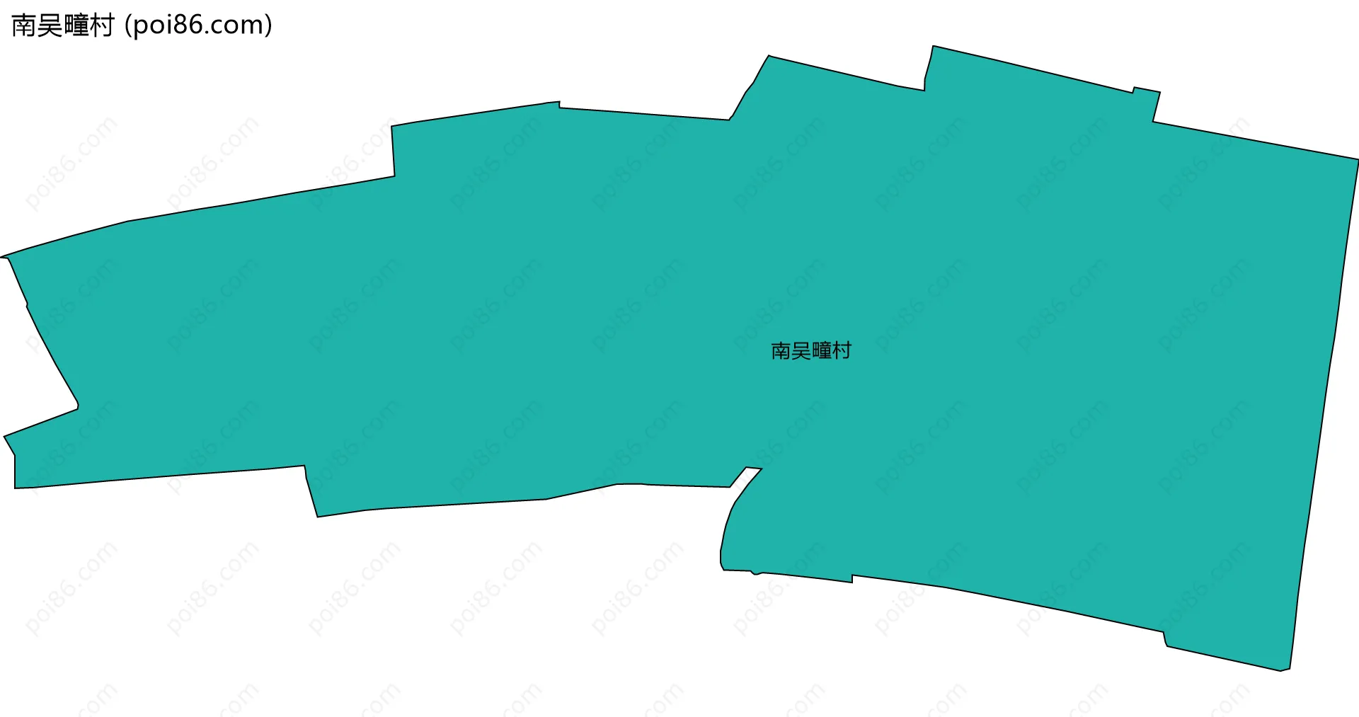 南吴疃村边界地图