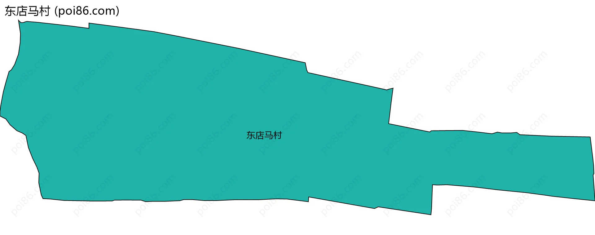 东店马村边界地图