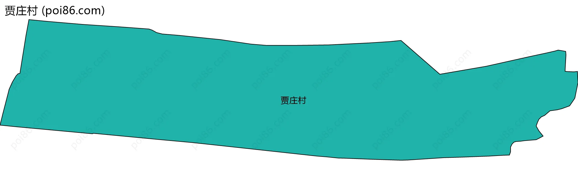 贾庄村边界地图