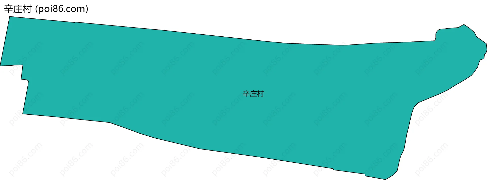 辛庄村边界地图