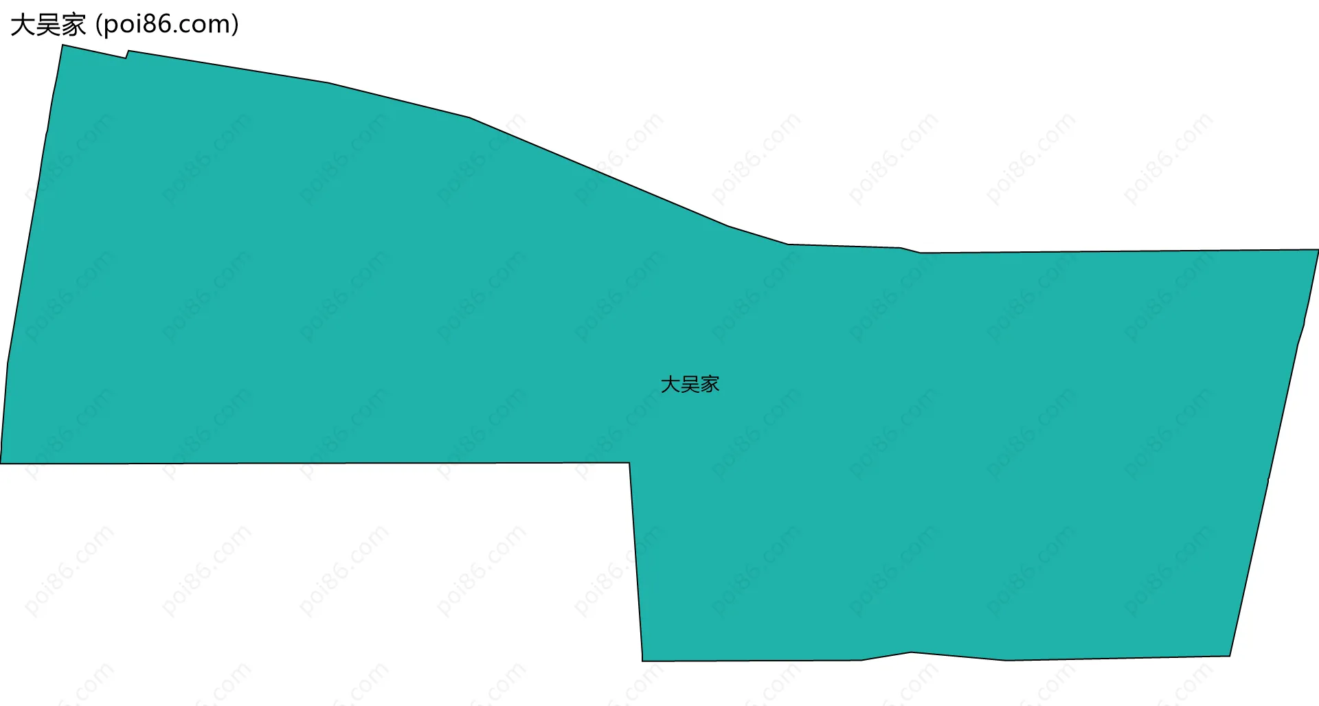 大吴家边界地图