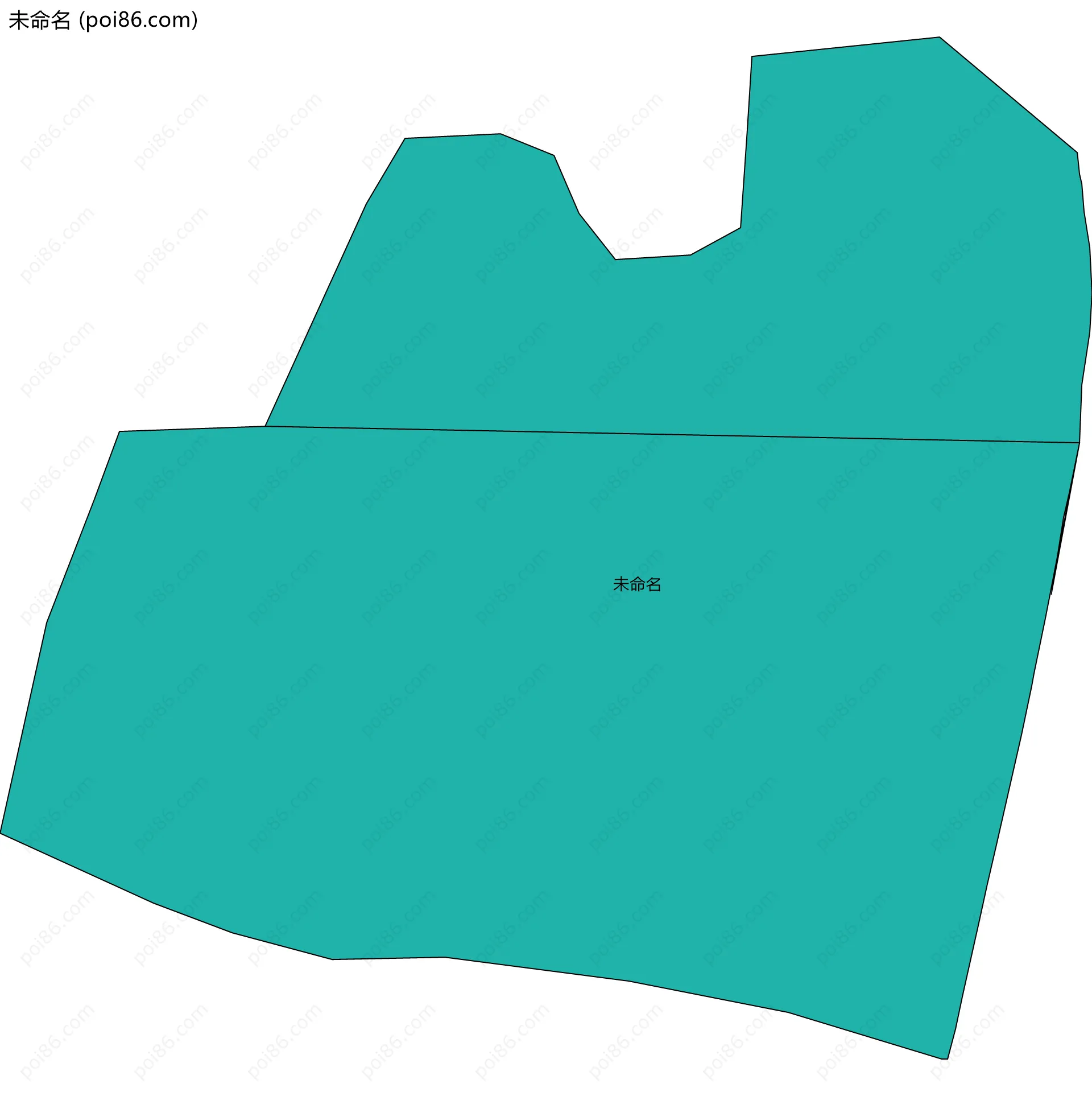 未命名边界地图