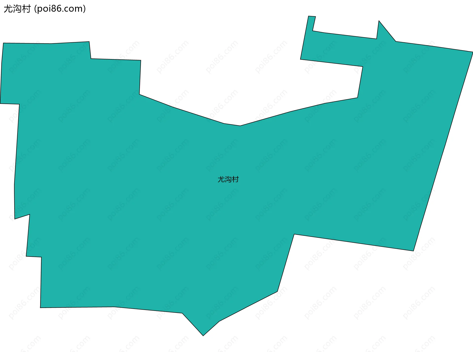 尤沟村边界地图