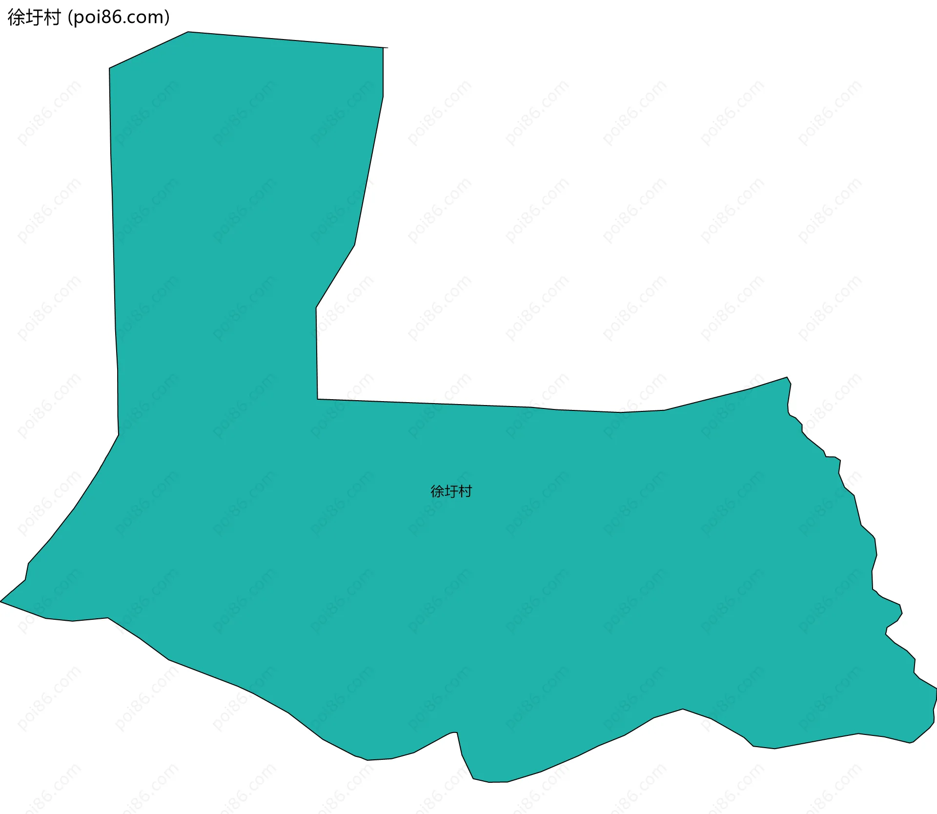 徐圩村边界地图