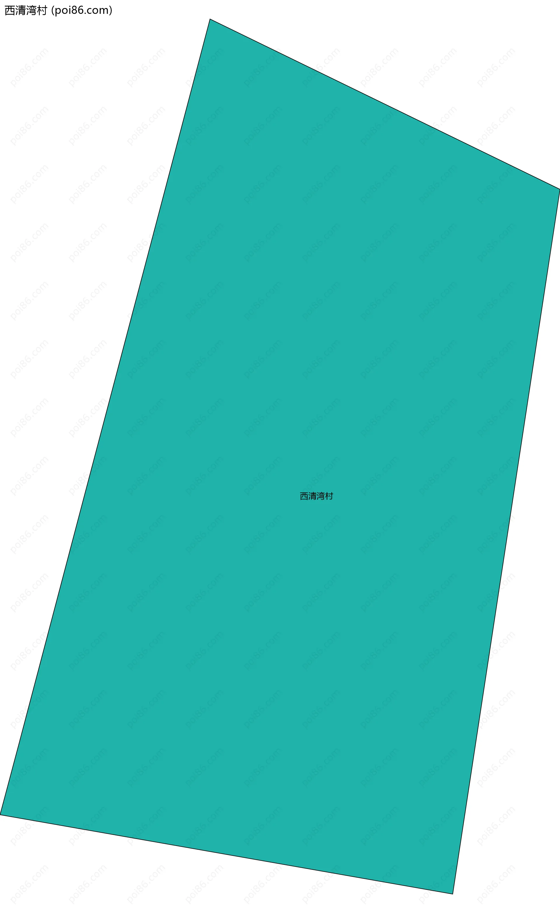 西清湾村边界地图