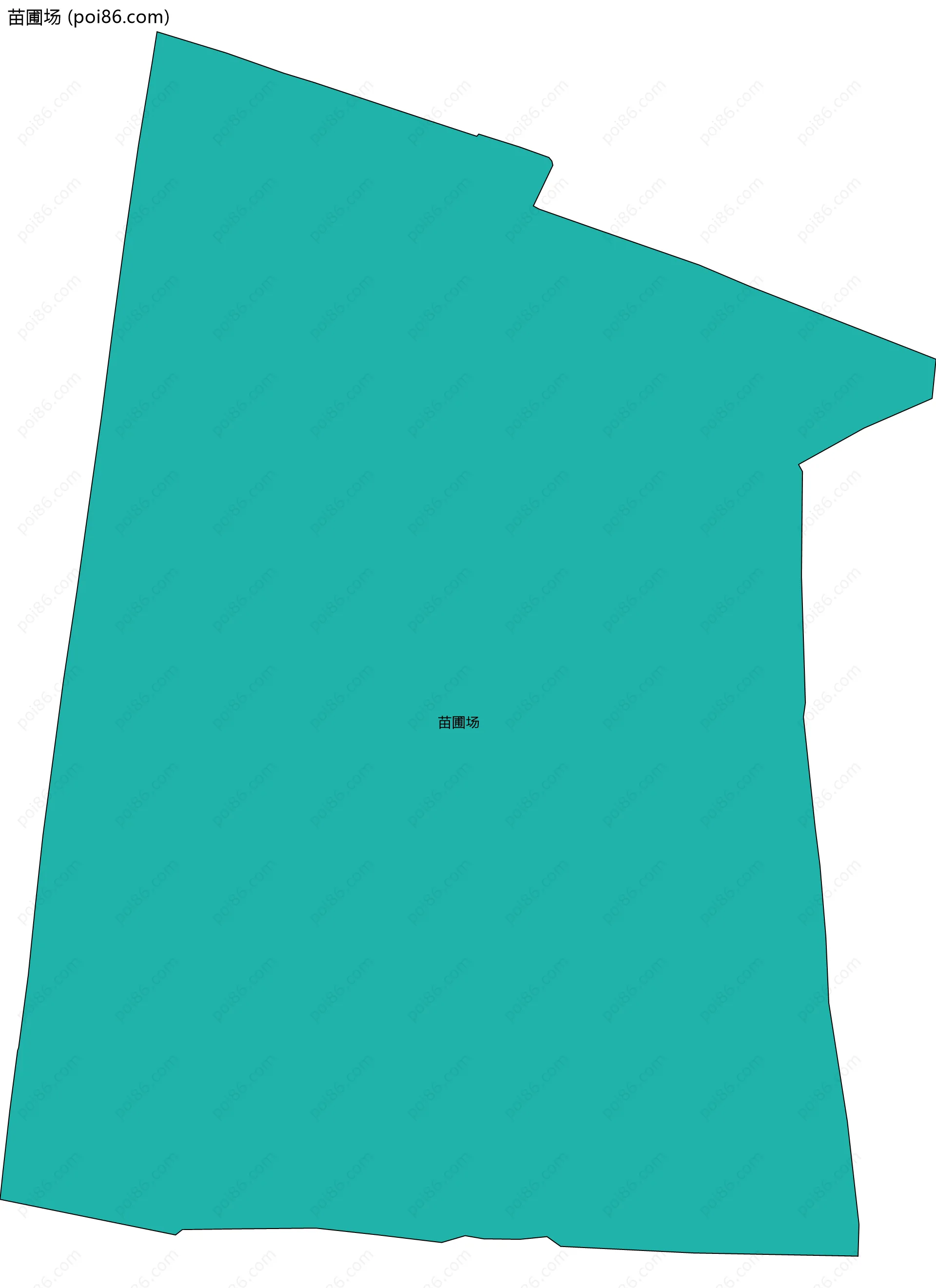 苗圃场边界地图