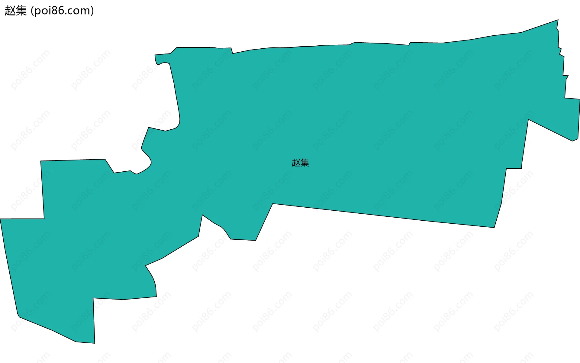 赵集边界地图