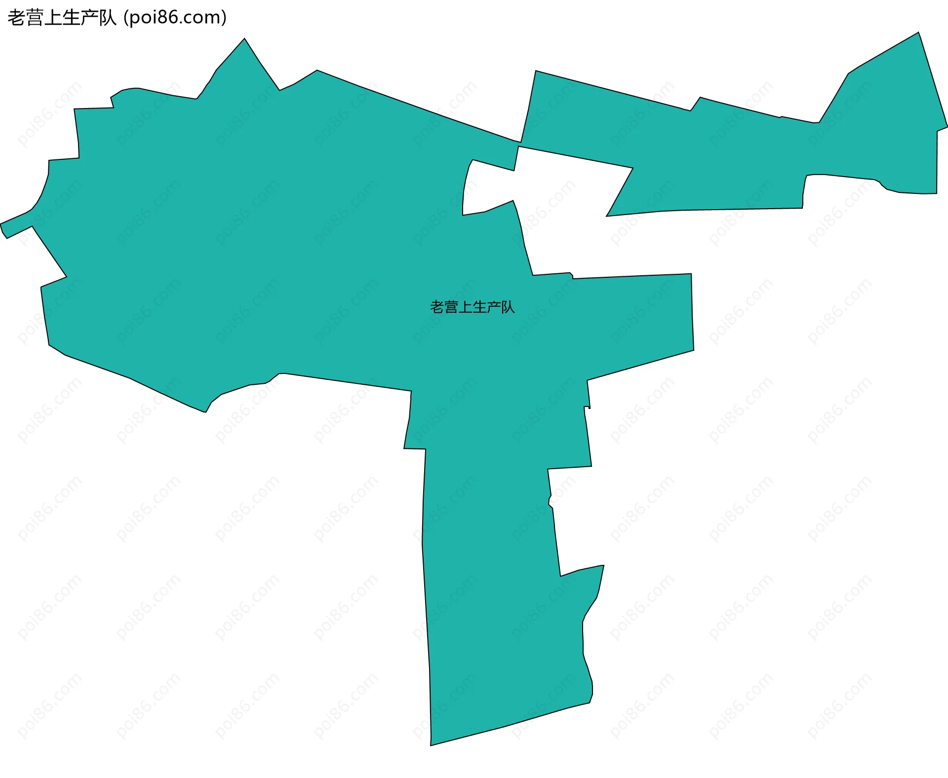 老营上生产队边界地图