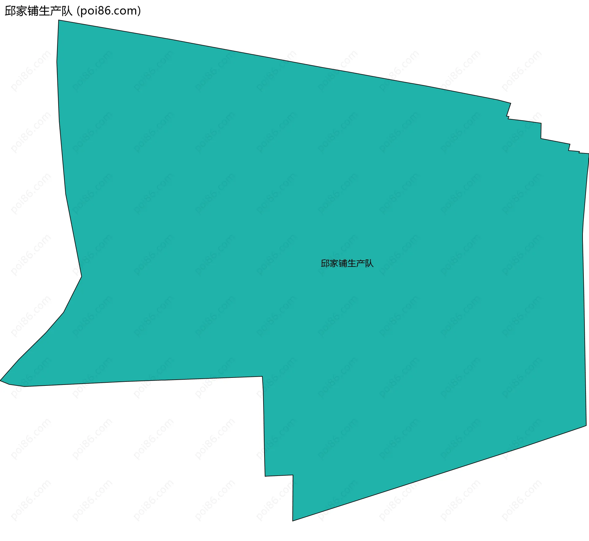 邱家铺生产队边界地图
