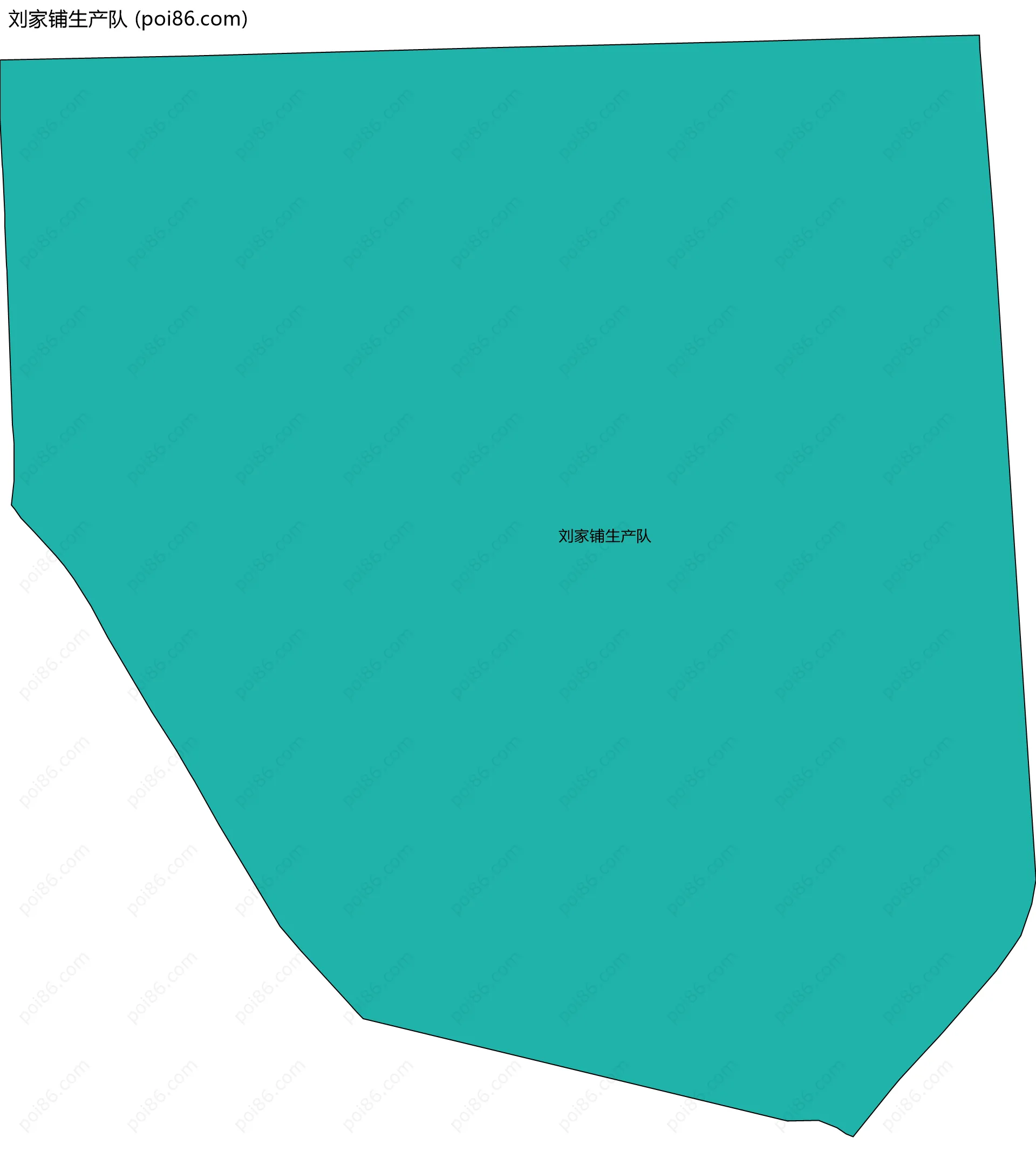 刘家铺生产队边界地图