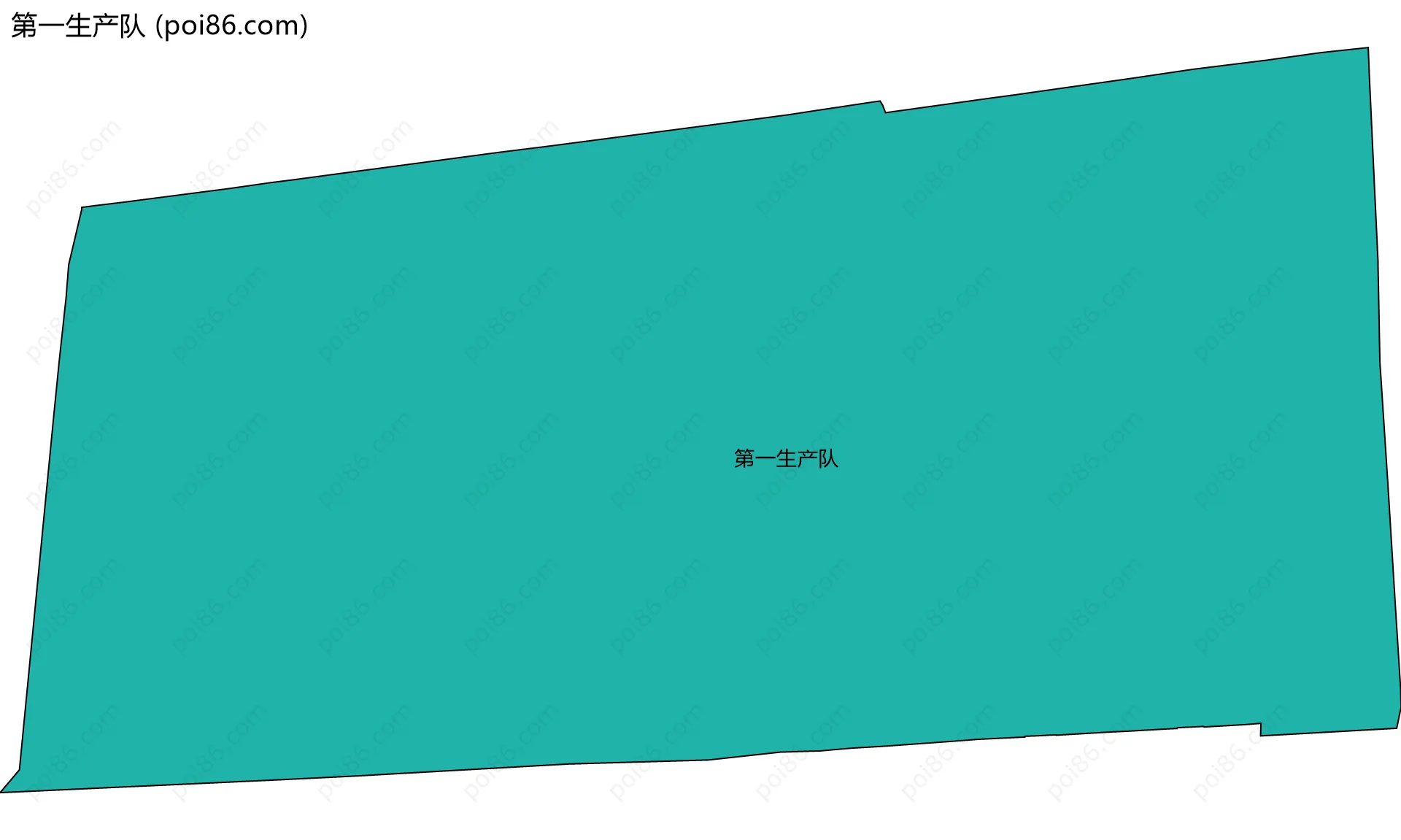 第一生产队边界地图