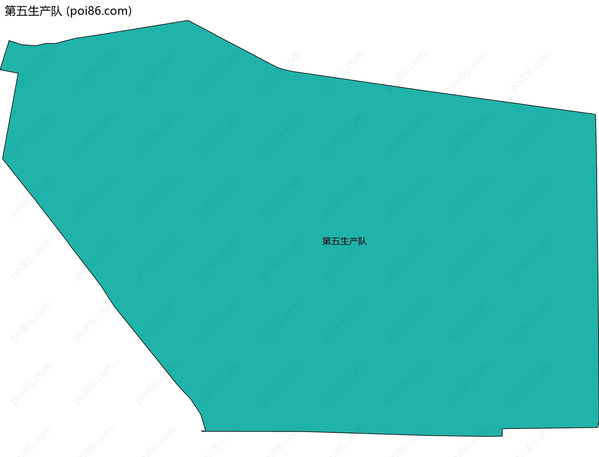 第五生产队边界地图