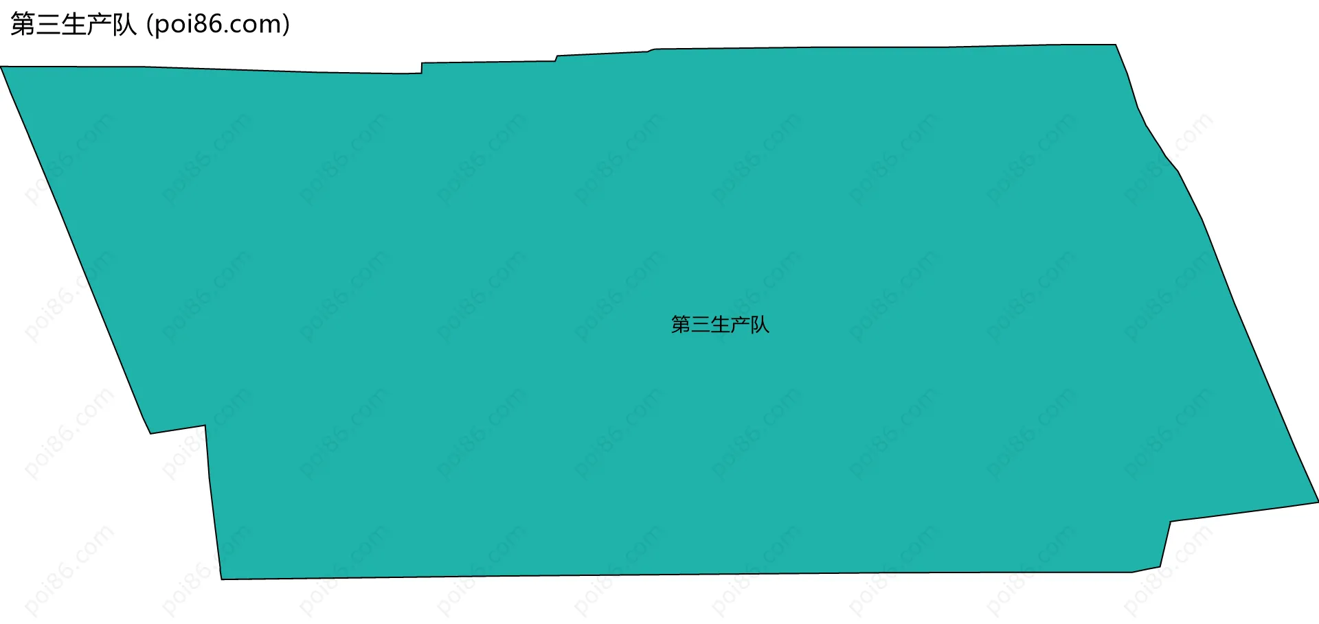 第三生产队边界地图