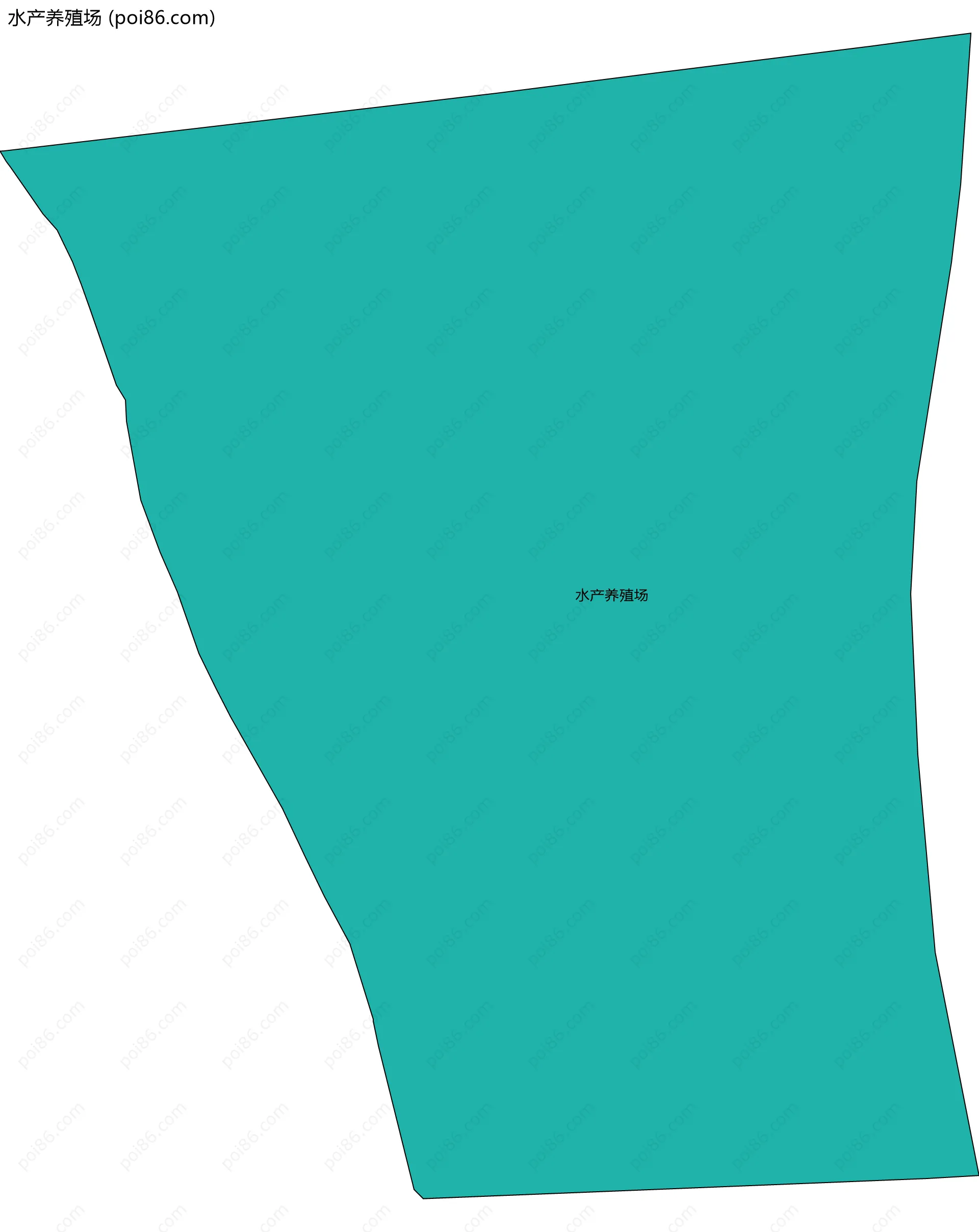 水产养殖场边界地图