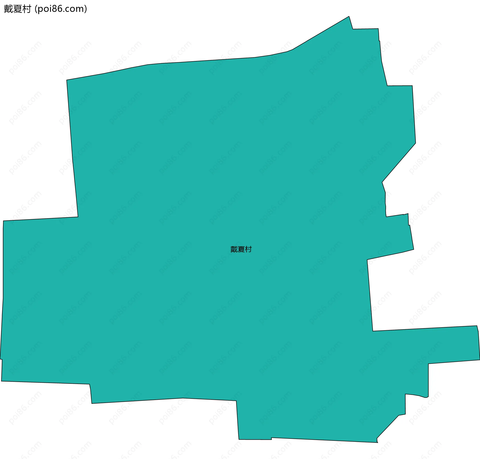 戴夏村边界地图