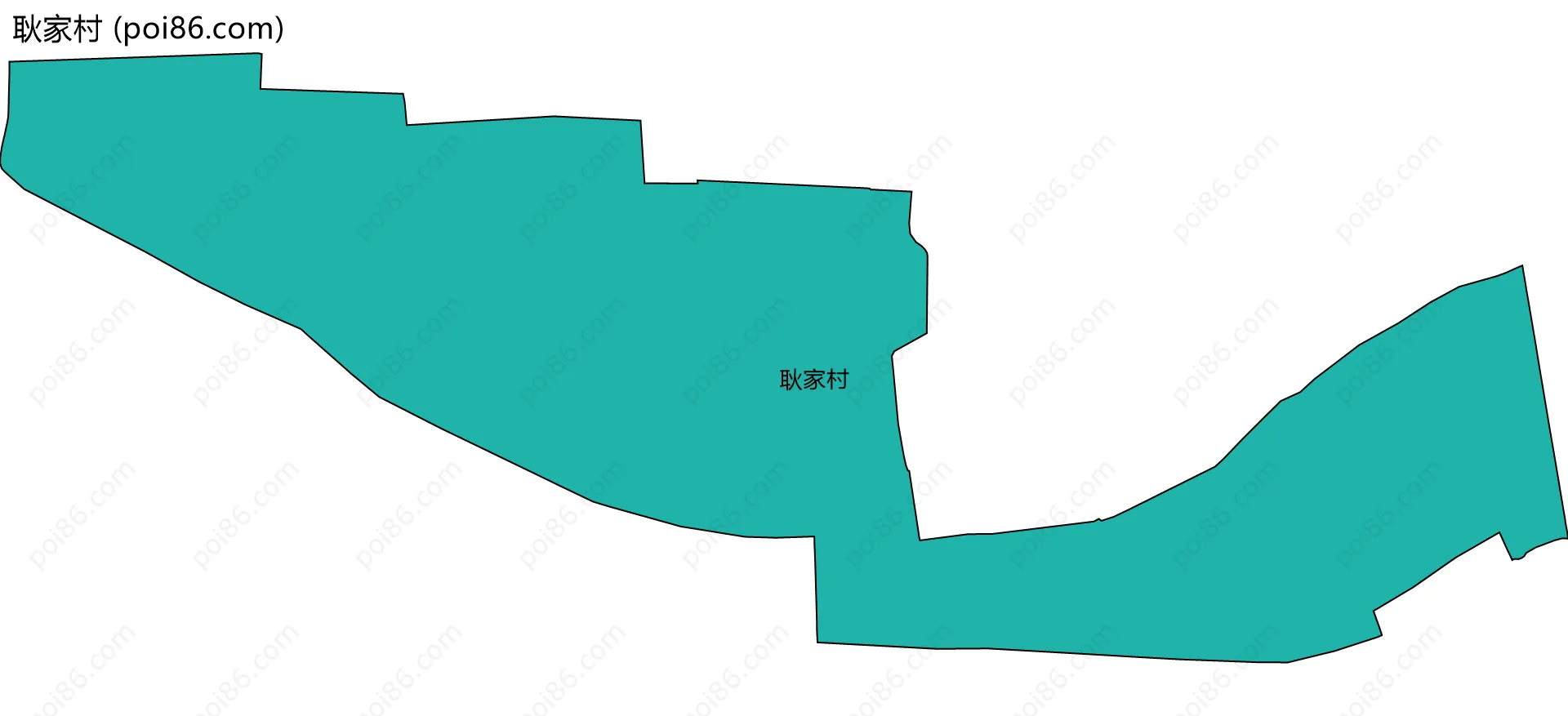 耿家村边界地图