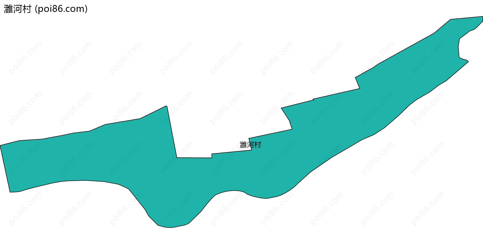 濉河村边界地图