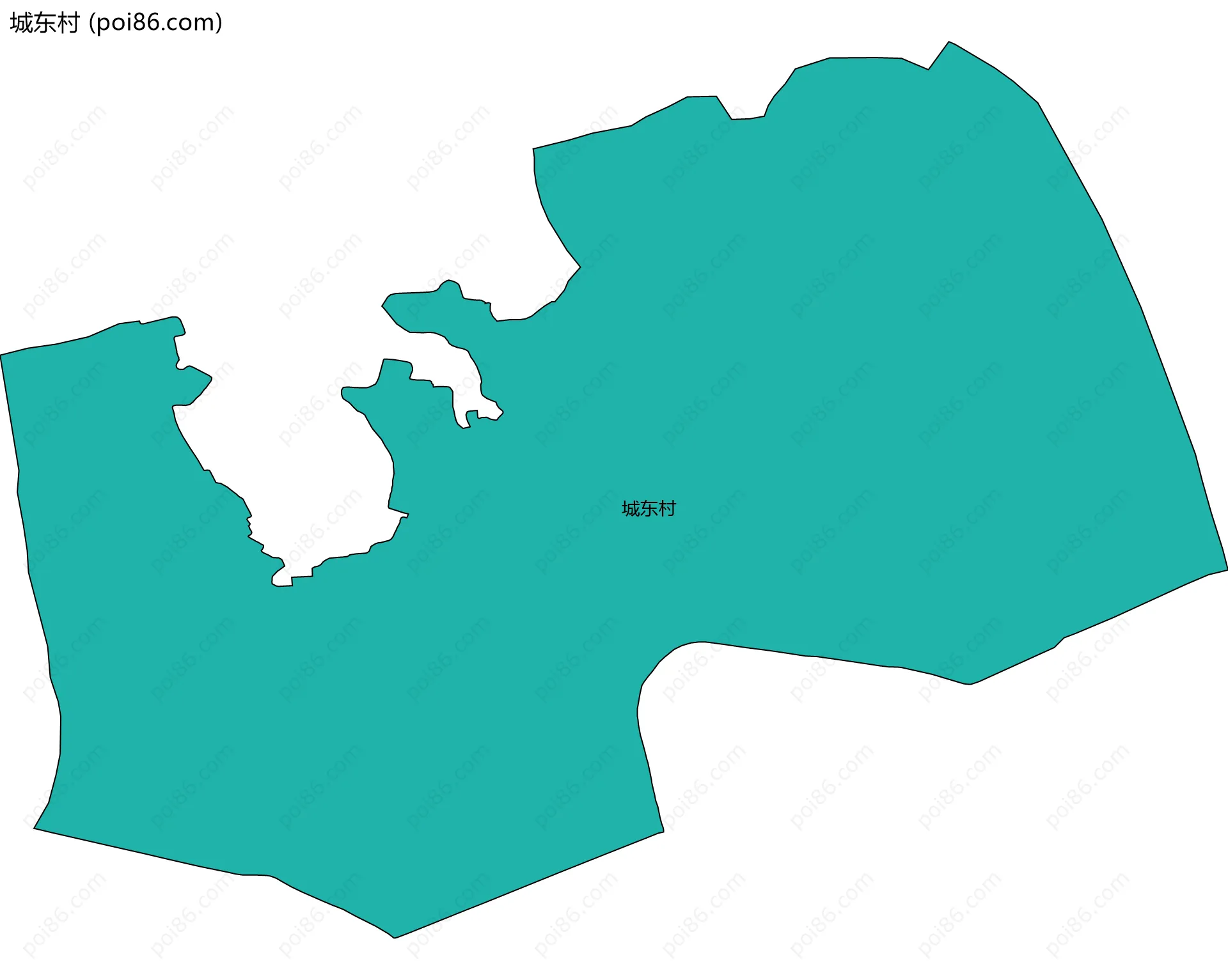 城东村边界地图