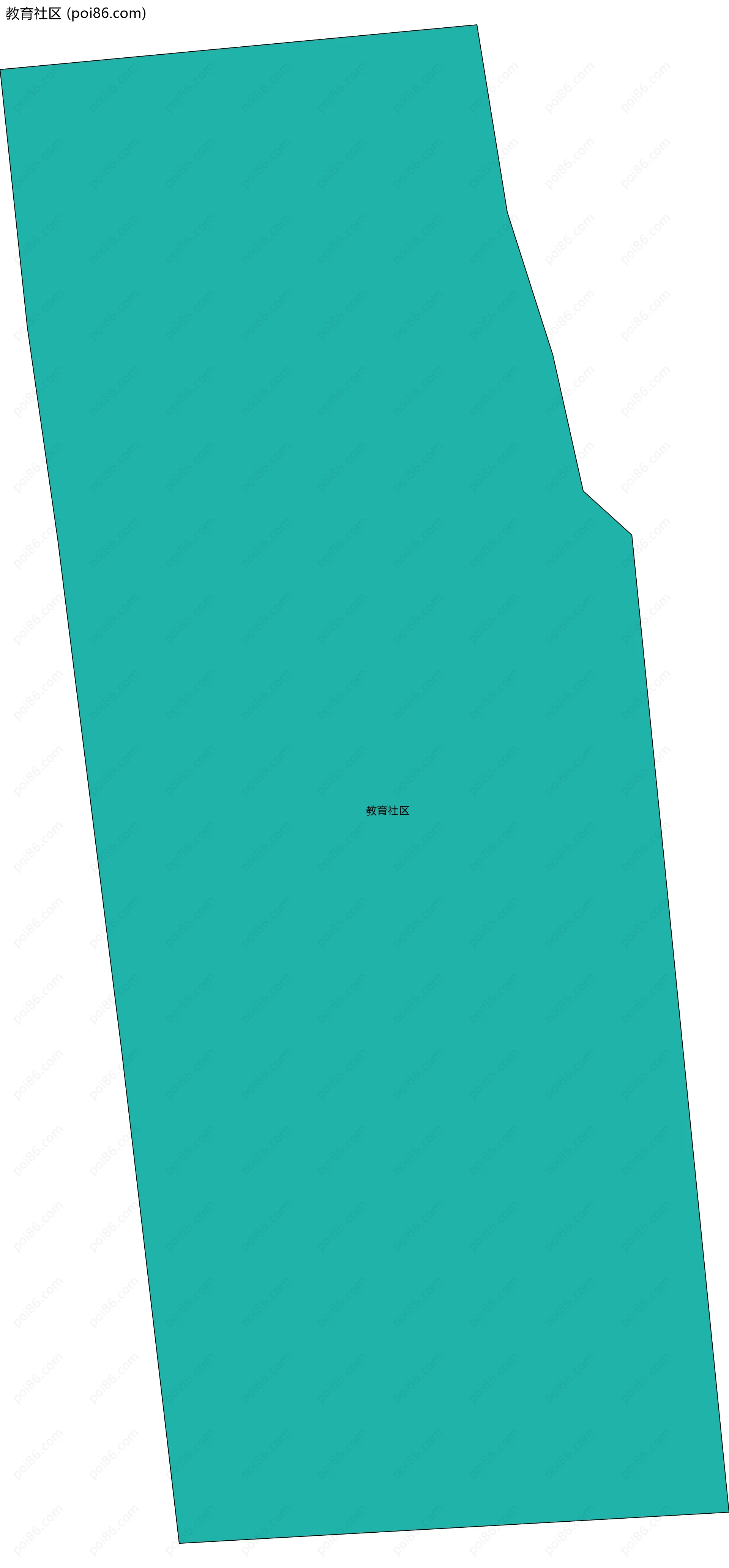 教育社区边界地图