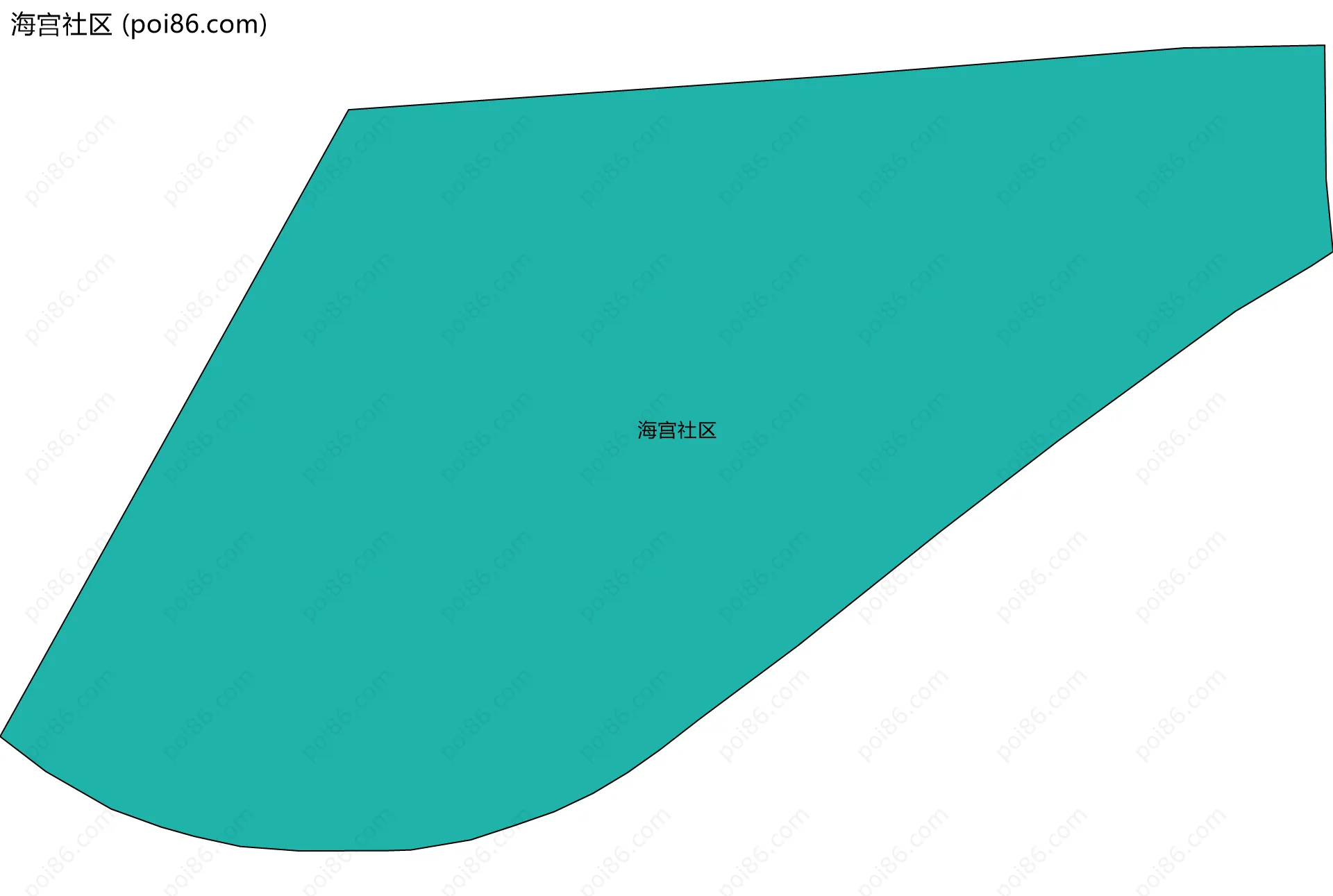 海宫社区边界地图