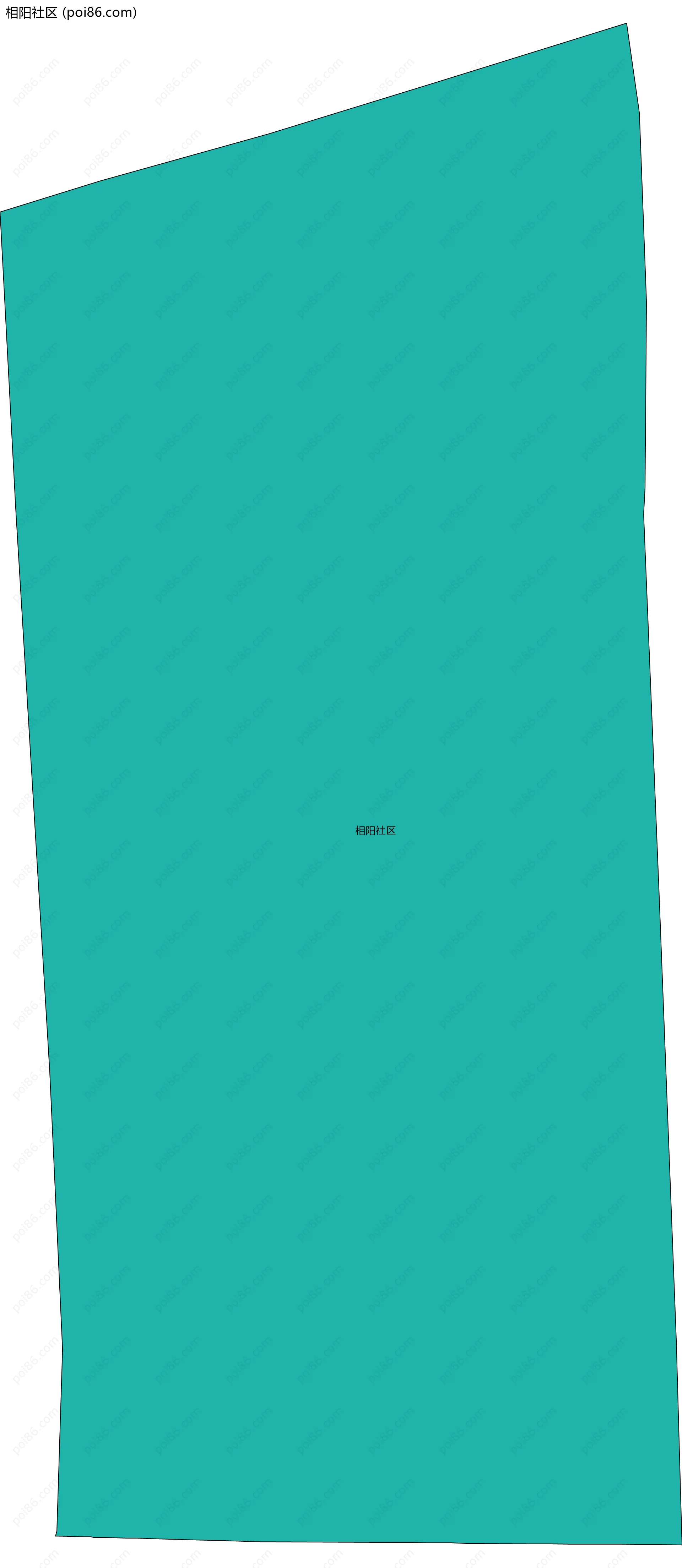 相阳社区边界地图