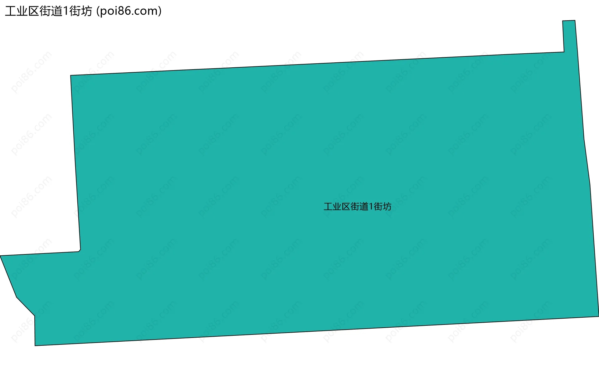 工业区街道1街坊边界地图