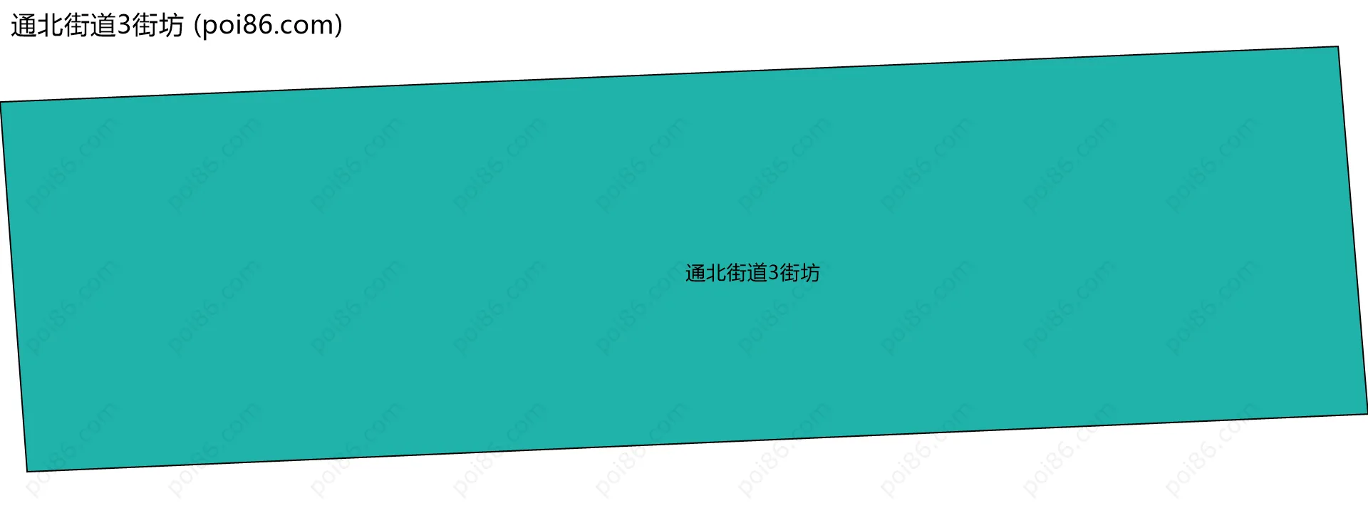 通北街道3街坊边界地图