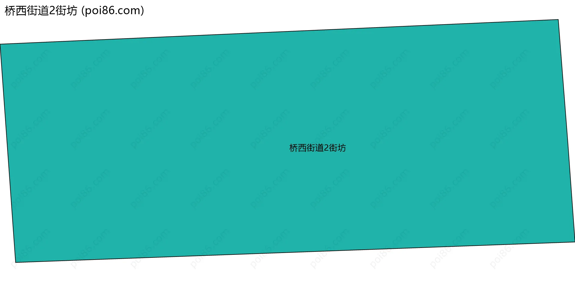 桥西街道2街坊边界地图