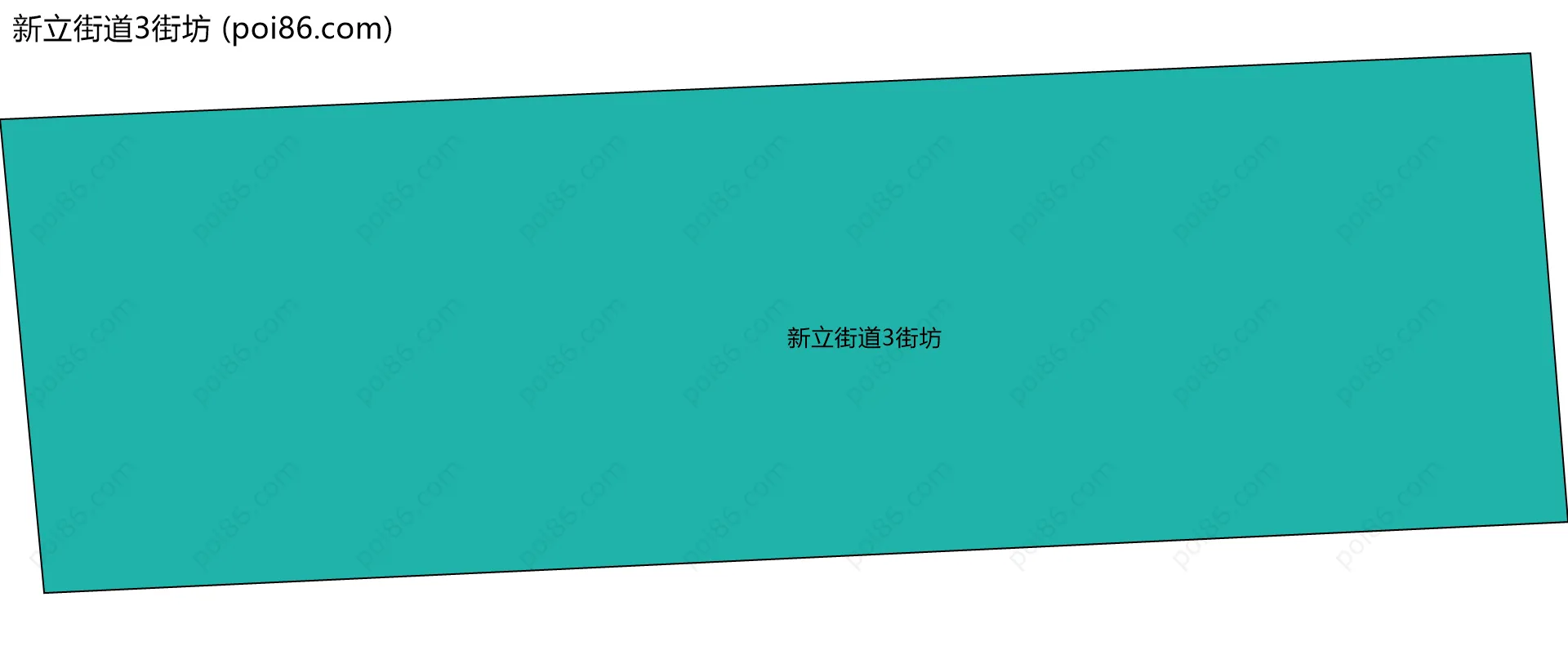 新立街道3街坊边界地图