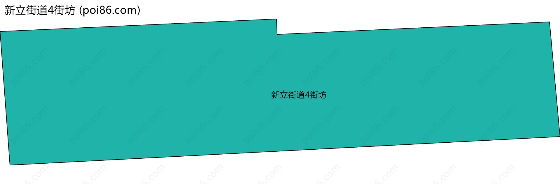 新立街道4街坊边界地图