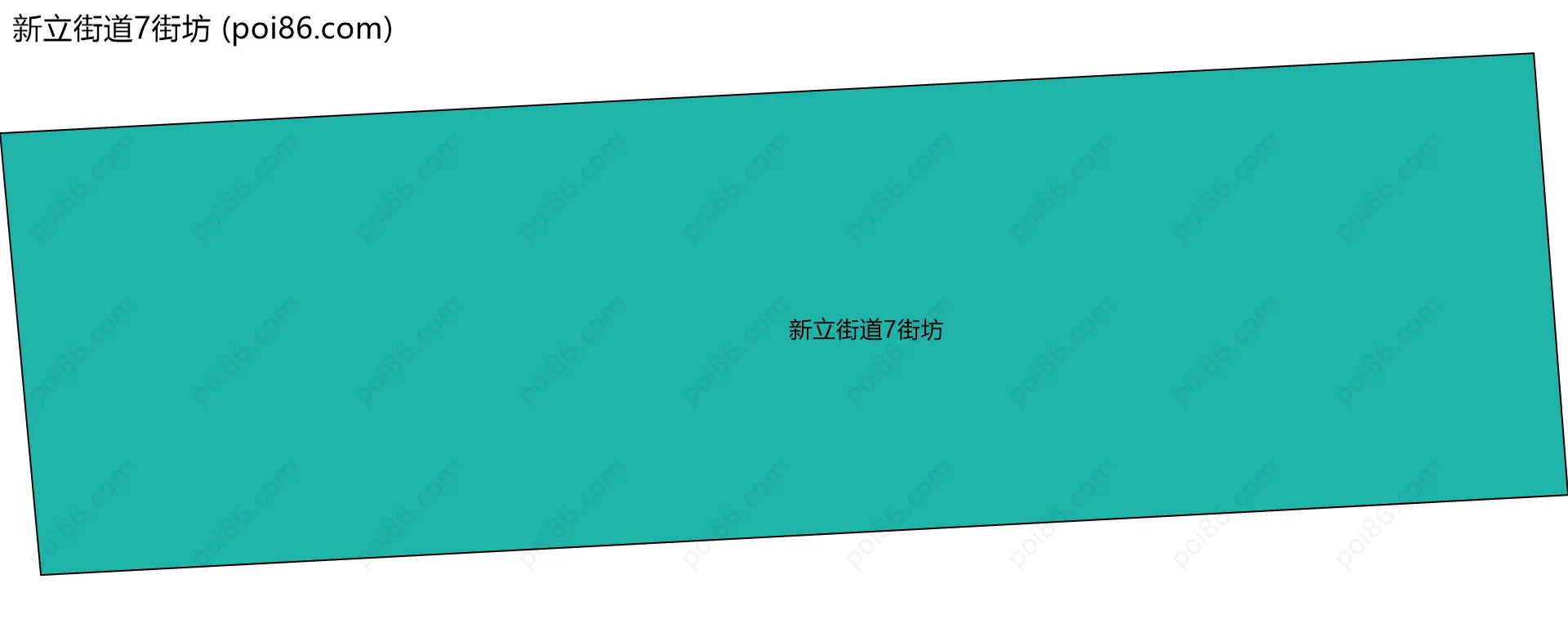 新立街道7街坊边界地图