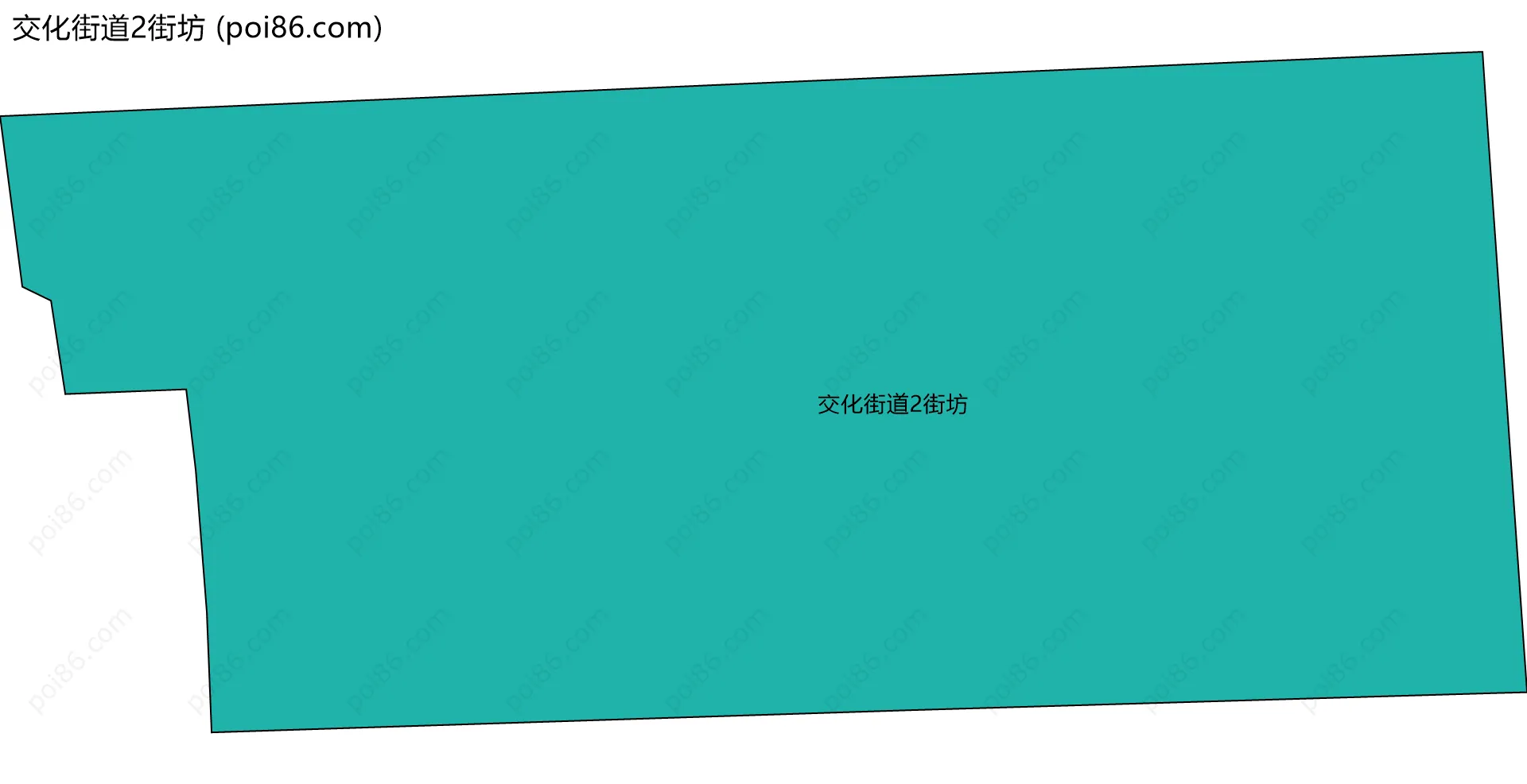 交化街道2街坊边界地图