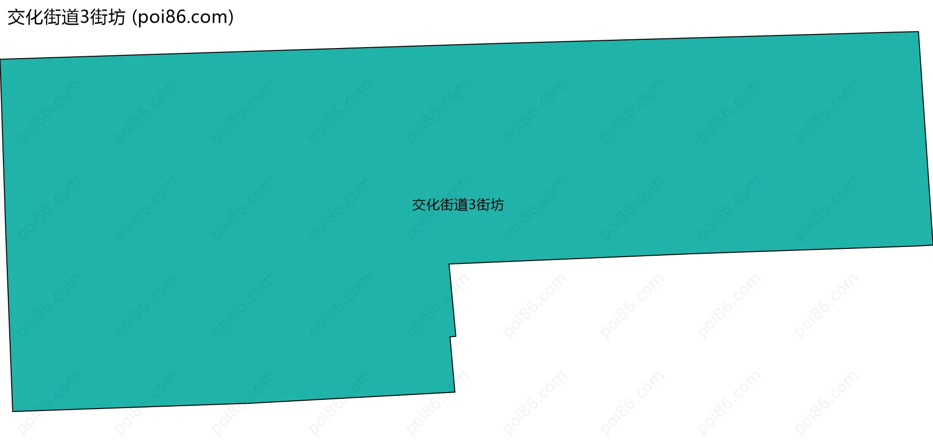 交化街道3街坊边界地图