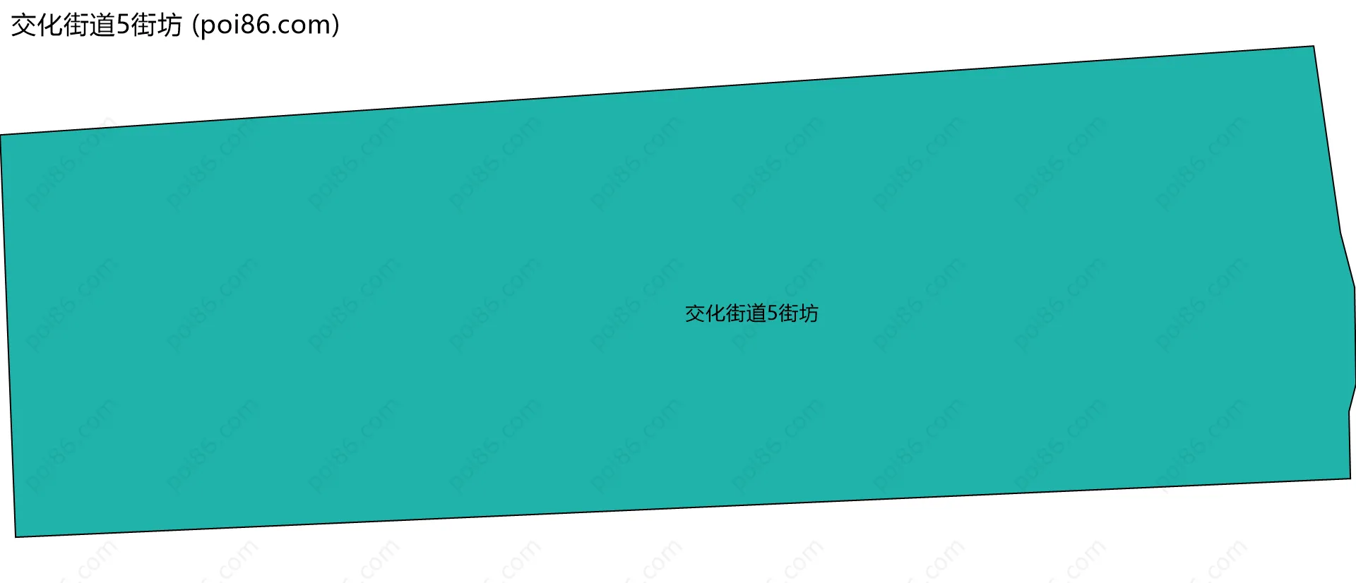 交化街道5街坊边界地图