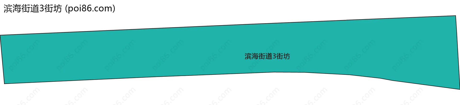 滨海街道3街坊边界地图