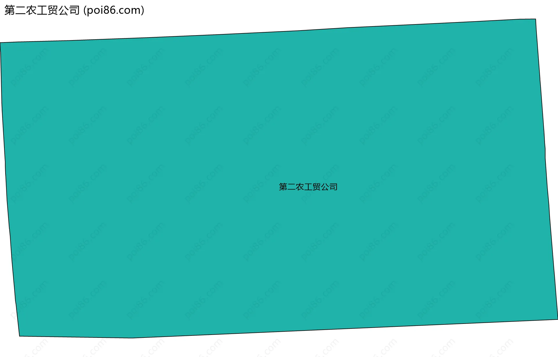 第二农工贸公司边界地图