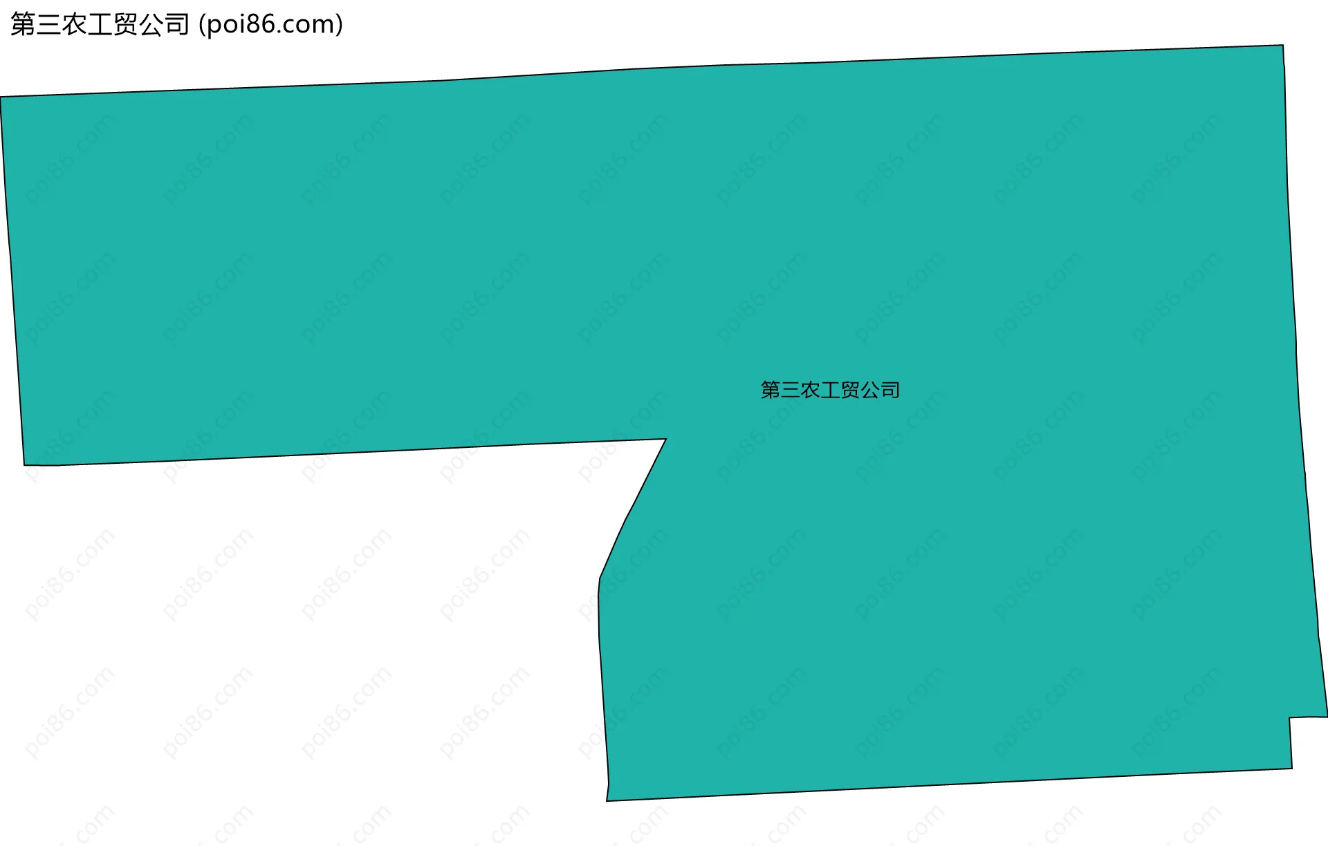 第三农工贸公司边界地图